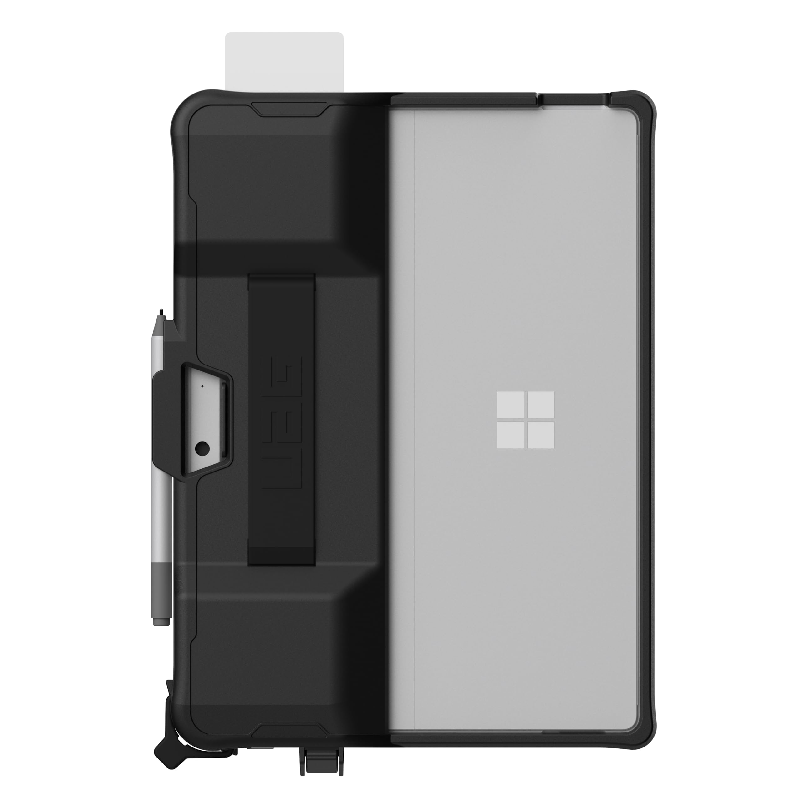 UAG Designed for Microsoft Surface Pro 8 Case Scout Black, Integrated Smart Card Reader CAC TAA Compliant DOD Military w/Pen Holder & Hand Strap Rugged Protective Cover by URBAN ARMOR GEAR - Image 5