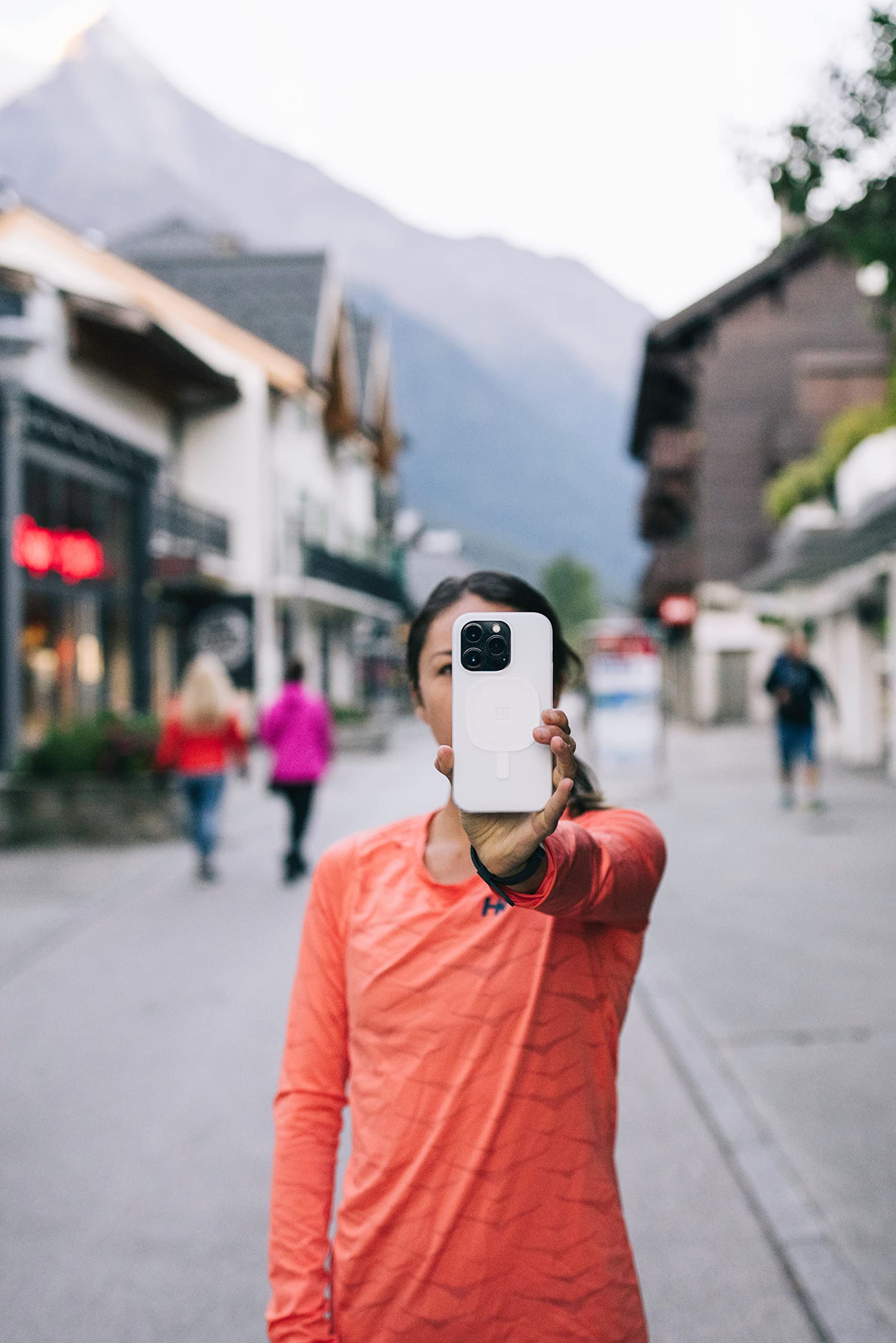 URBAN ARMOR GEAR [U] by UAG Designed for iPhone 14 Pro Case Blue Cerulean 6.1" Lucent 2.0 Built-in Magnet Compatible with MagSafe Charging Slim Lightweight Opaque Protective Cover - Image 6