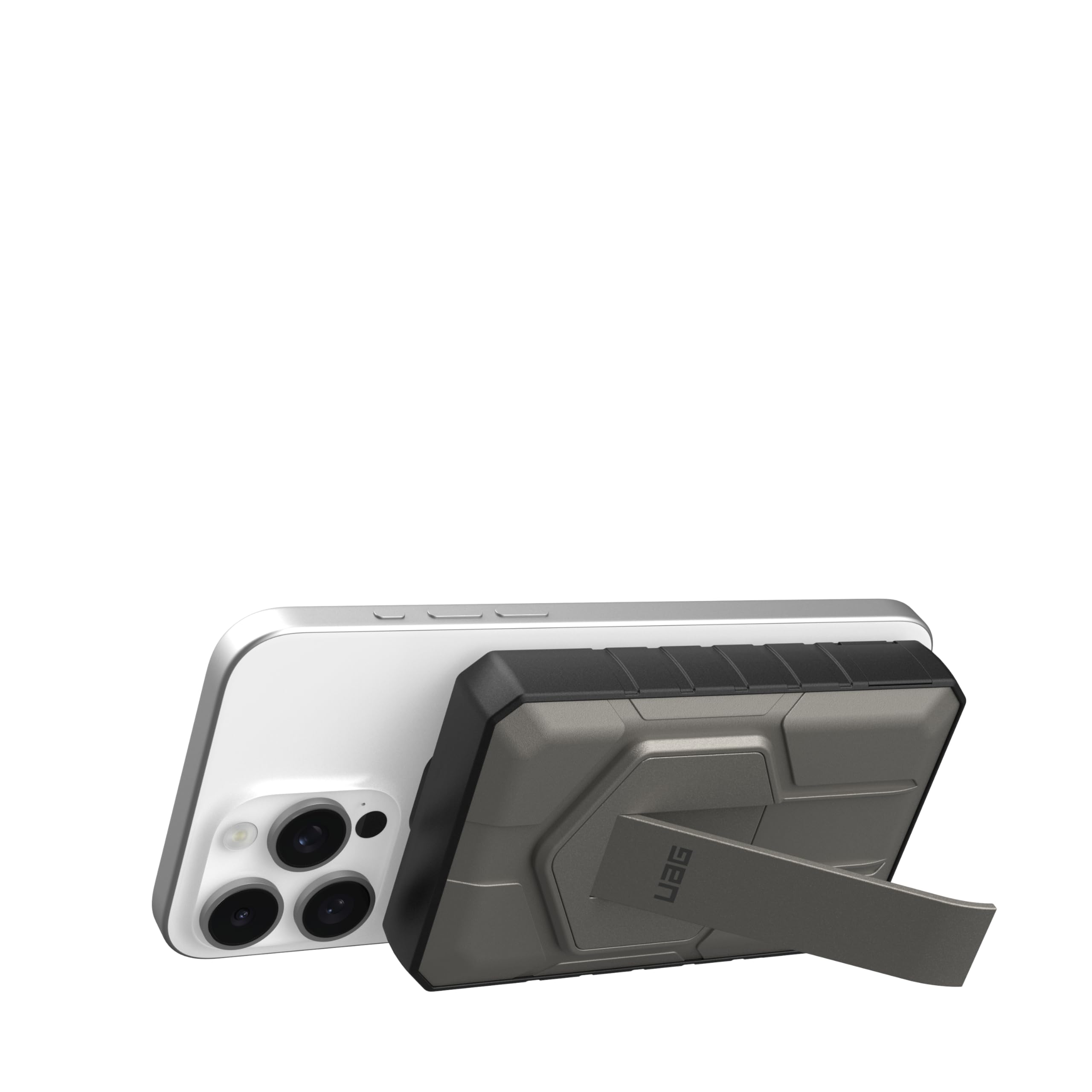 URBAN ARMOR GEAR UAG 10000mAh Power Bank SRGE 20W 2-Port USB-C USB Magnetic Wireless Portable Charger Fast Charging Battery Pack w/Kickstand Compatible with iPhone 17, Galaxy S26, Black/Titanium - Image 7