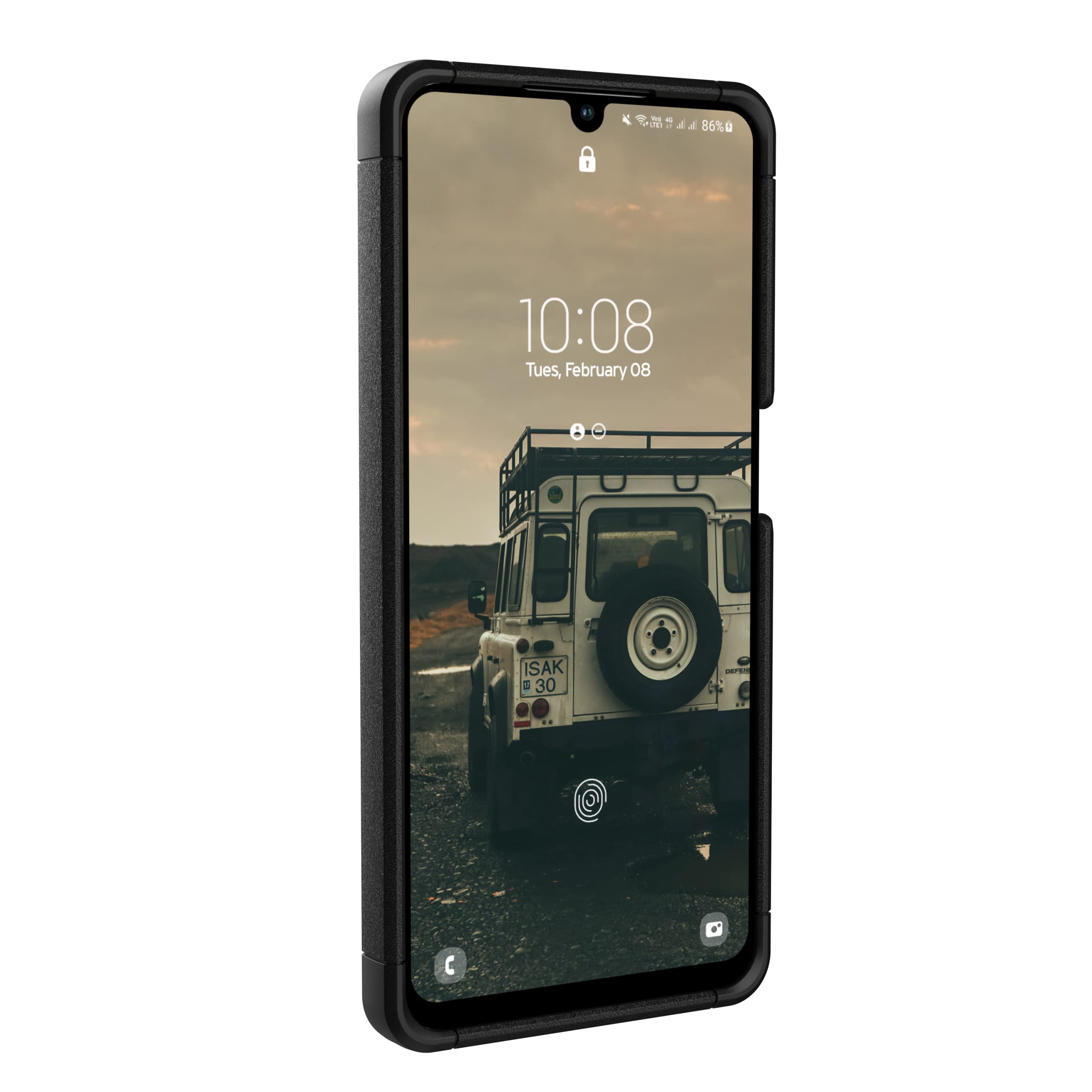 URBAN ARMOR GEAR UAG Designed for Galaxy A13 4G (SM-A135F) Case [6.6-inch Screen] Scout Rugged Sleek Shockproof Lightweight Antimicrobial Military Drop Tested Protective Cover, Black - Image 4