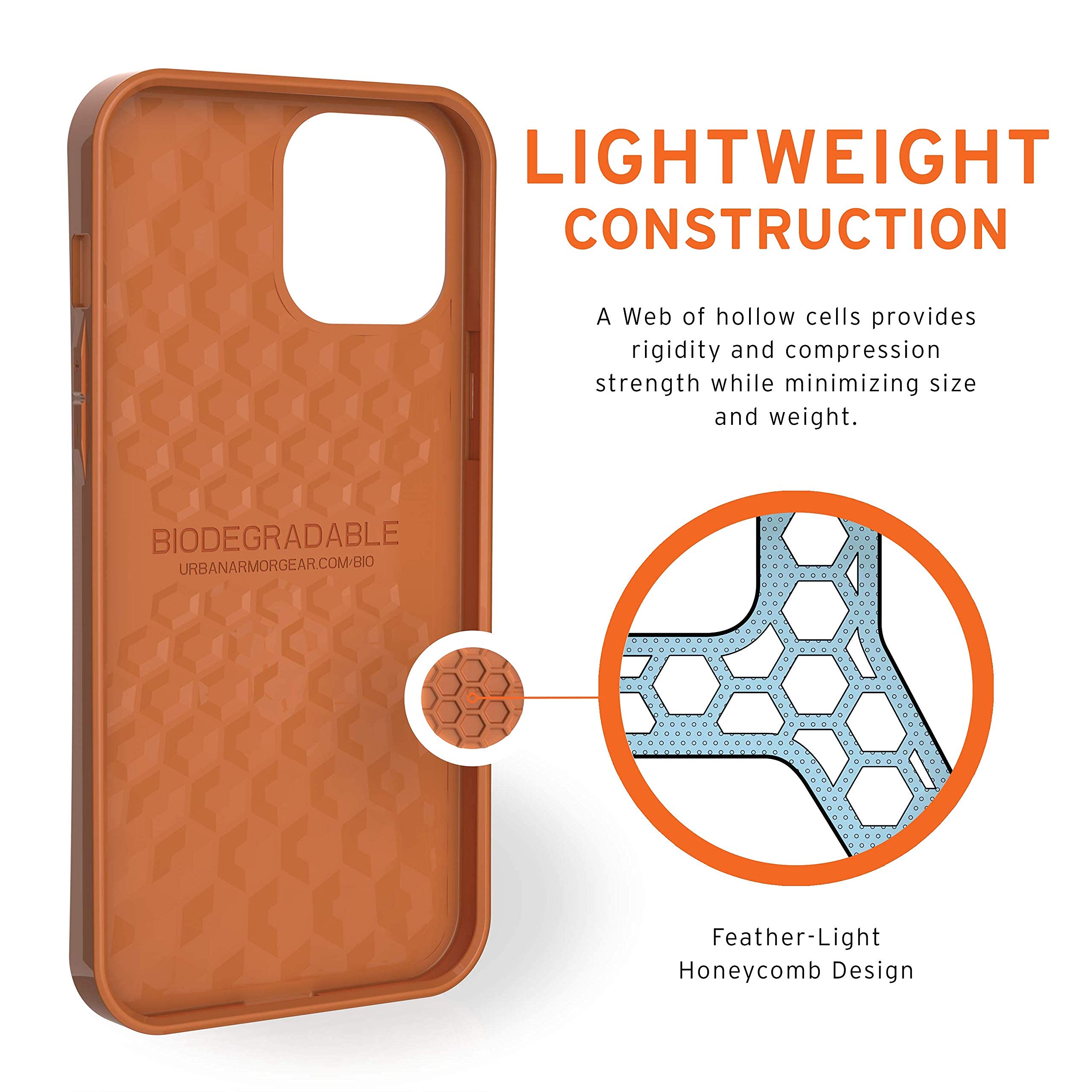 URBAN ARMOR GEAR UAG Designed for iPhone 12 Pro Max Case [6.7-inch Screen] Eco-Friendly Rugged Ultra Slim Outback Protective Cover, Orange - Image 6