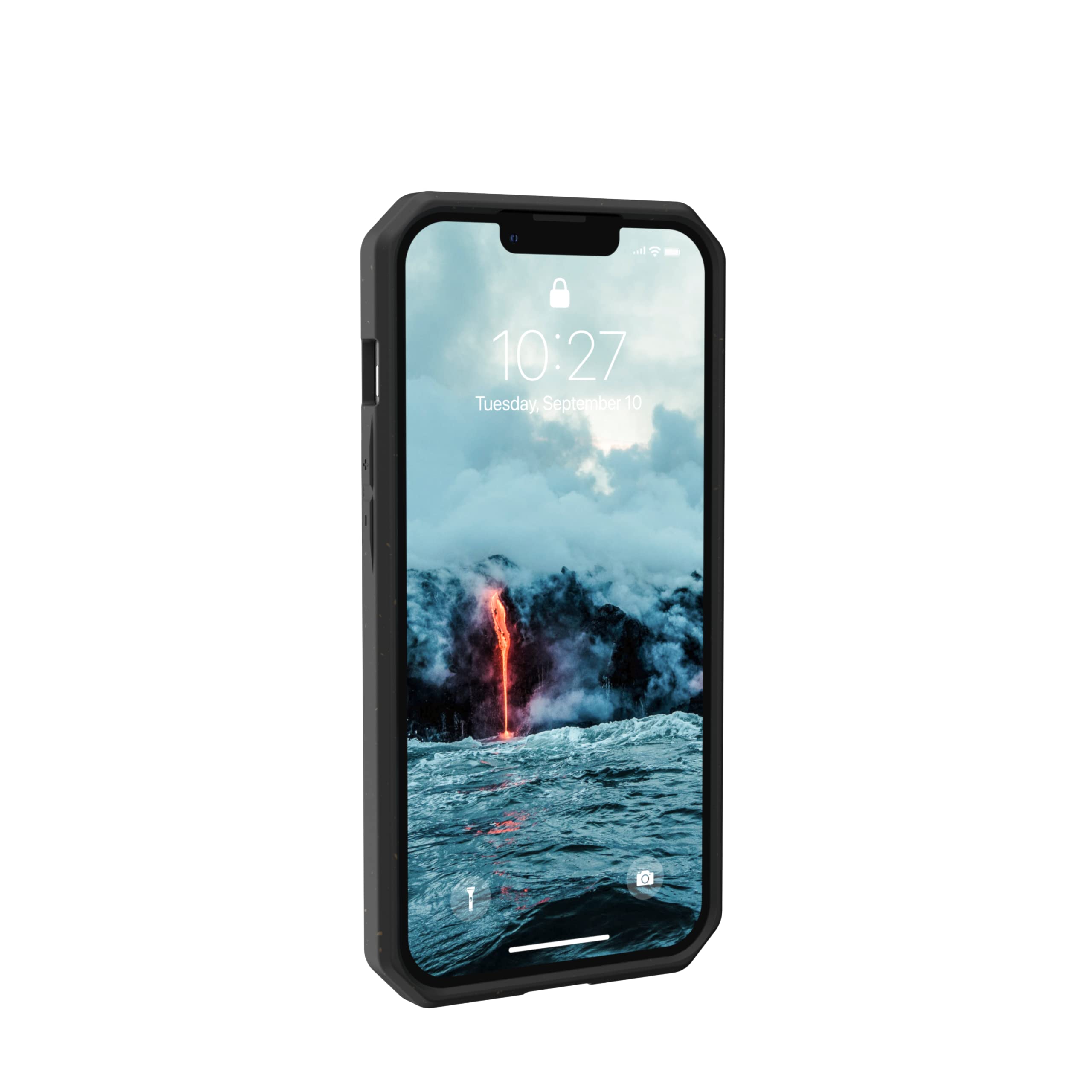 URBAN ARMOR GEAR UAG Designed for iPhone 13 Case Black 100% Mindful Eco-Friendly Rugged Ultra Slim Outback Protective Cover, [6.1 inch Screen] - Image 4