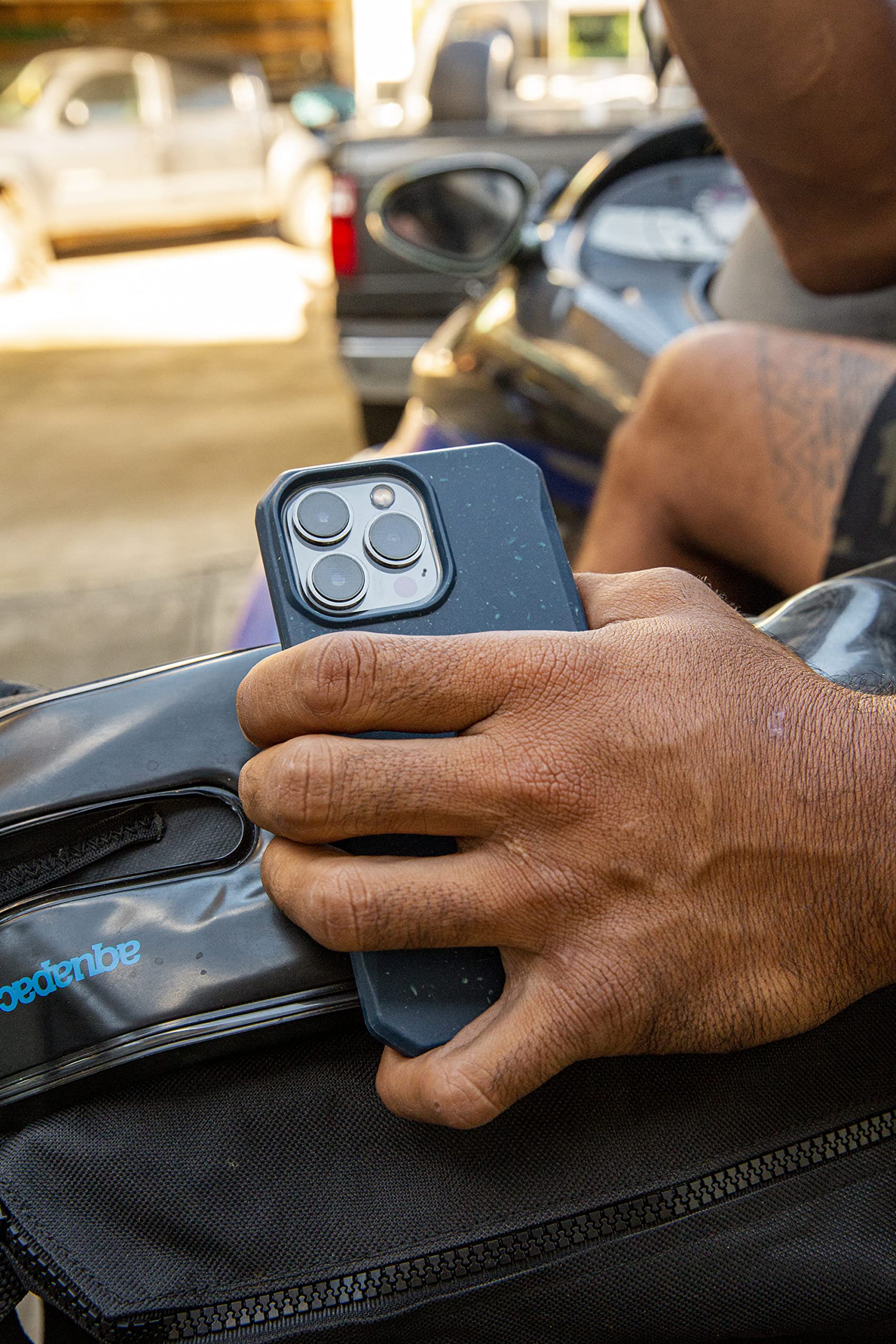 URBAN ARMOR GEAR UAG Designed for iPhone 13 Pro Max Case Black 100% Mindful Eco-Friendly Rugged Ultra Slim Outback Protective Cover, [6.7 inch Screen] - Image 6