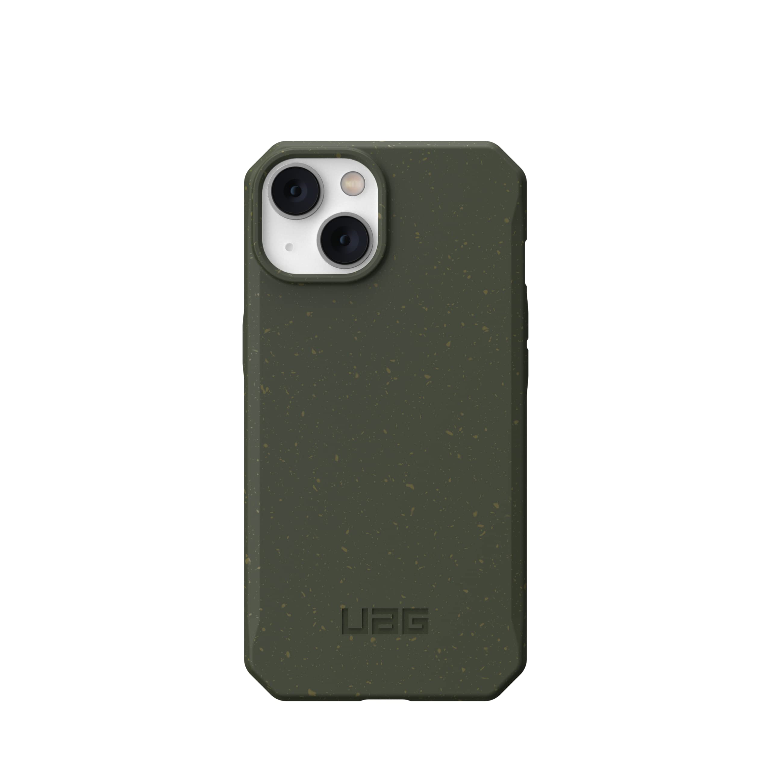 URBAN ARMOR GEAR UAG Designed for iPhone 14 Case Green Olive 6.1" Outback Bio Ultra Thin Eco-Friendly Protective Cover Fully Biodegradable and Compostable Compatible with Wireless Charging - Image 3