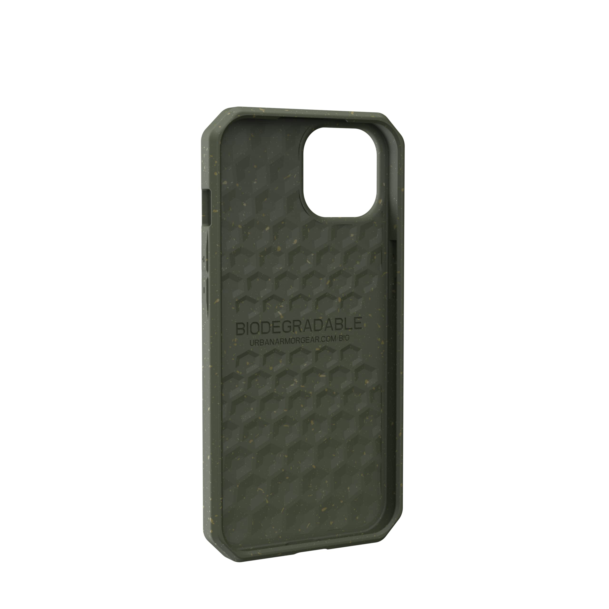 URBAN ARMOR GEAR UAG Designed for iPhone 14 Case Green Olive 6.1" Outback Bio Ultra Thin Eco-Friendly Protective Cover Fully Biodegradable and Compostable Compatible with Wireless Charging - Image 5