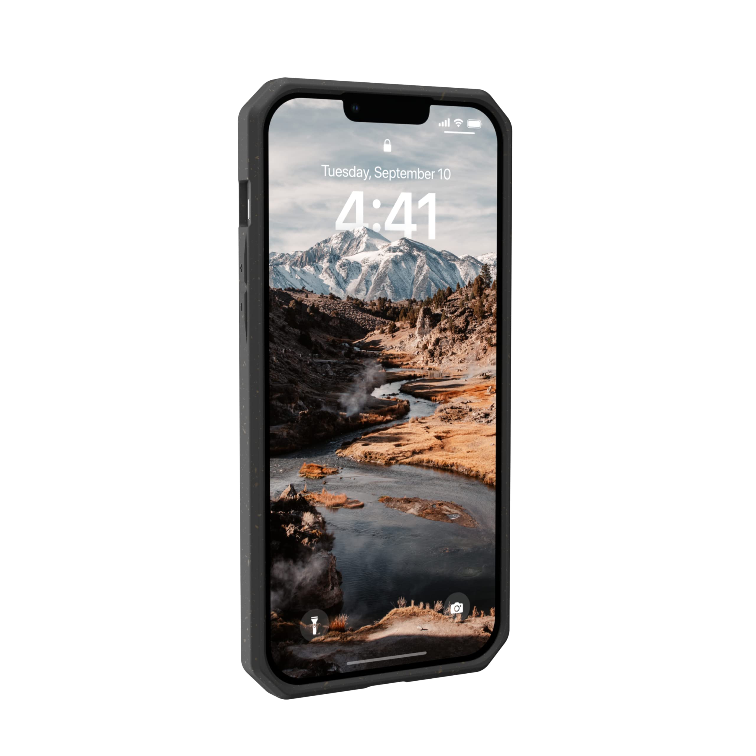 URBAN ARMOR GEAR UAG Designed for iPhone 14 Plus Case Black 6.7" Outback Bio Ultra Thin Eco-Friendly Protective Cover Fully Biodegradable and Compostable Compatible with Wireless Charging - Image 4