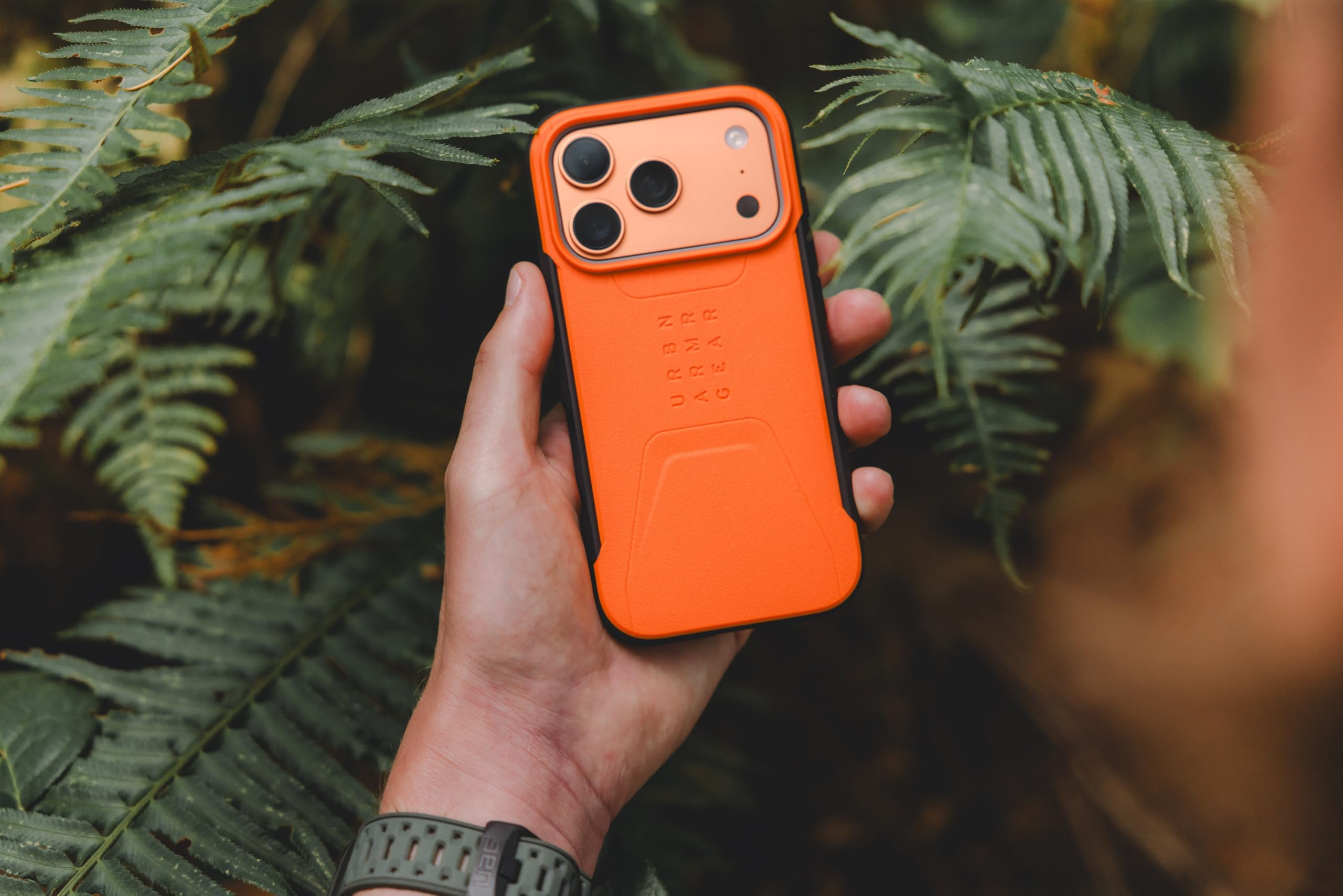 URBAN ARMOR GEAR UAG Designed for iPhone 17 Pro Case Civilian - Compatible with MagSafe Military Grade Protective Cover, Orange - Image 3