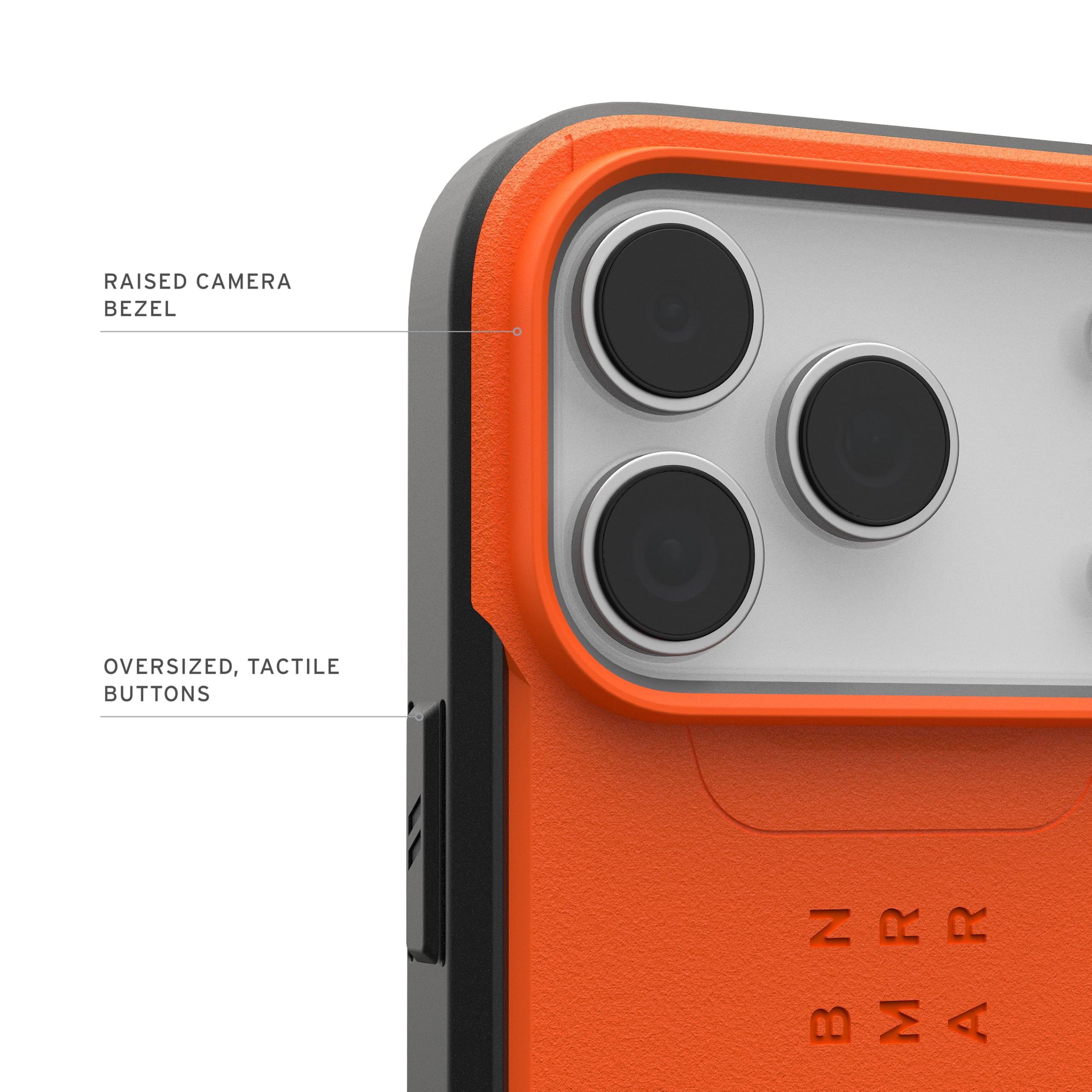 URBAN ARMOR GEAR UAG Designed for iPhone 17 Pro Case Civilian - Compatible with MagSafe Military Grade Protective Cover, Orange - Image 5