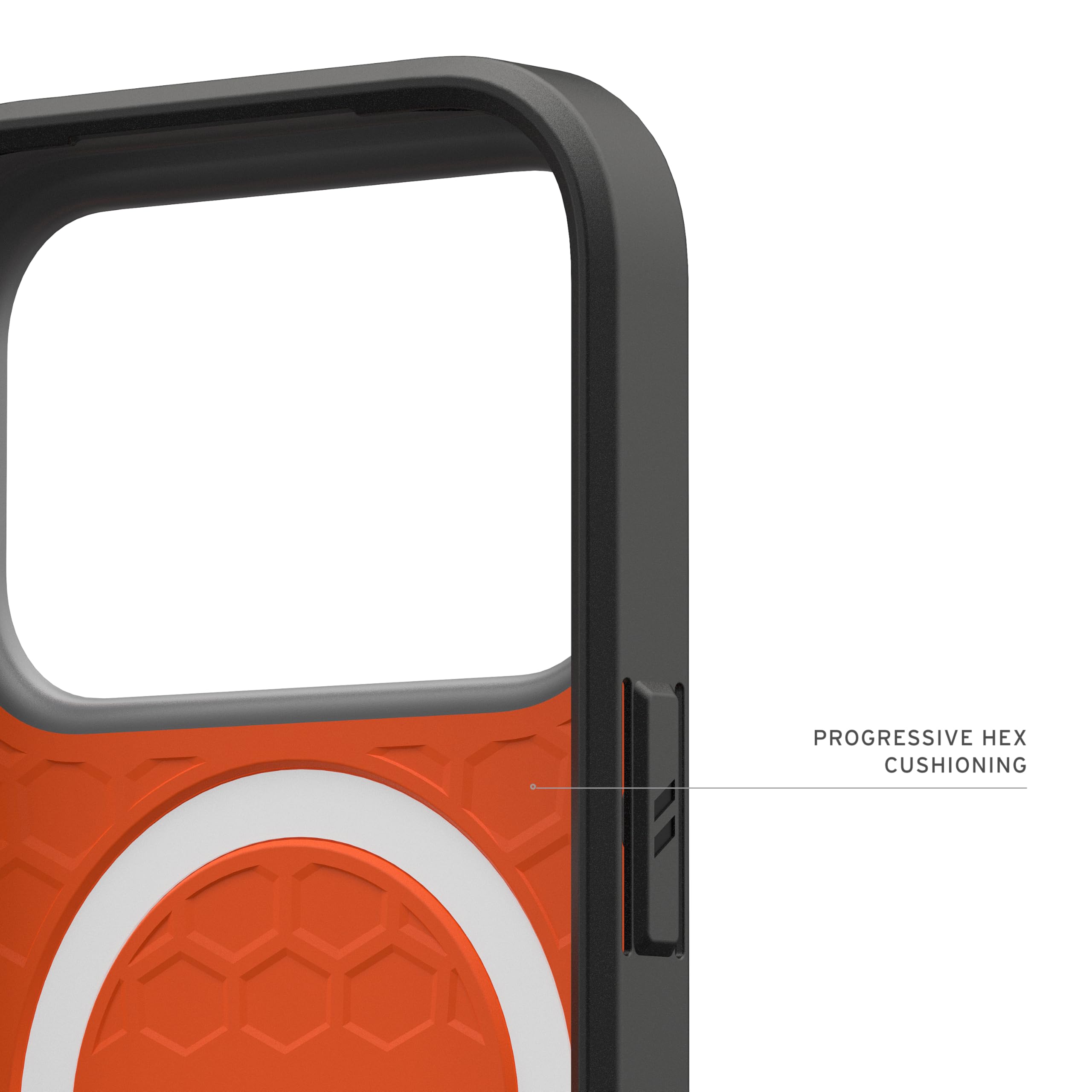URBAN ARMOR GEAR UAG Designed for iPhone 17 Pro Case Civilian - Compatible with MagSafe Military Grade Protective Cover, Orange - Image 6