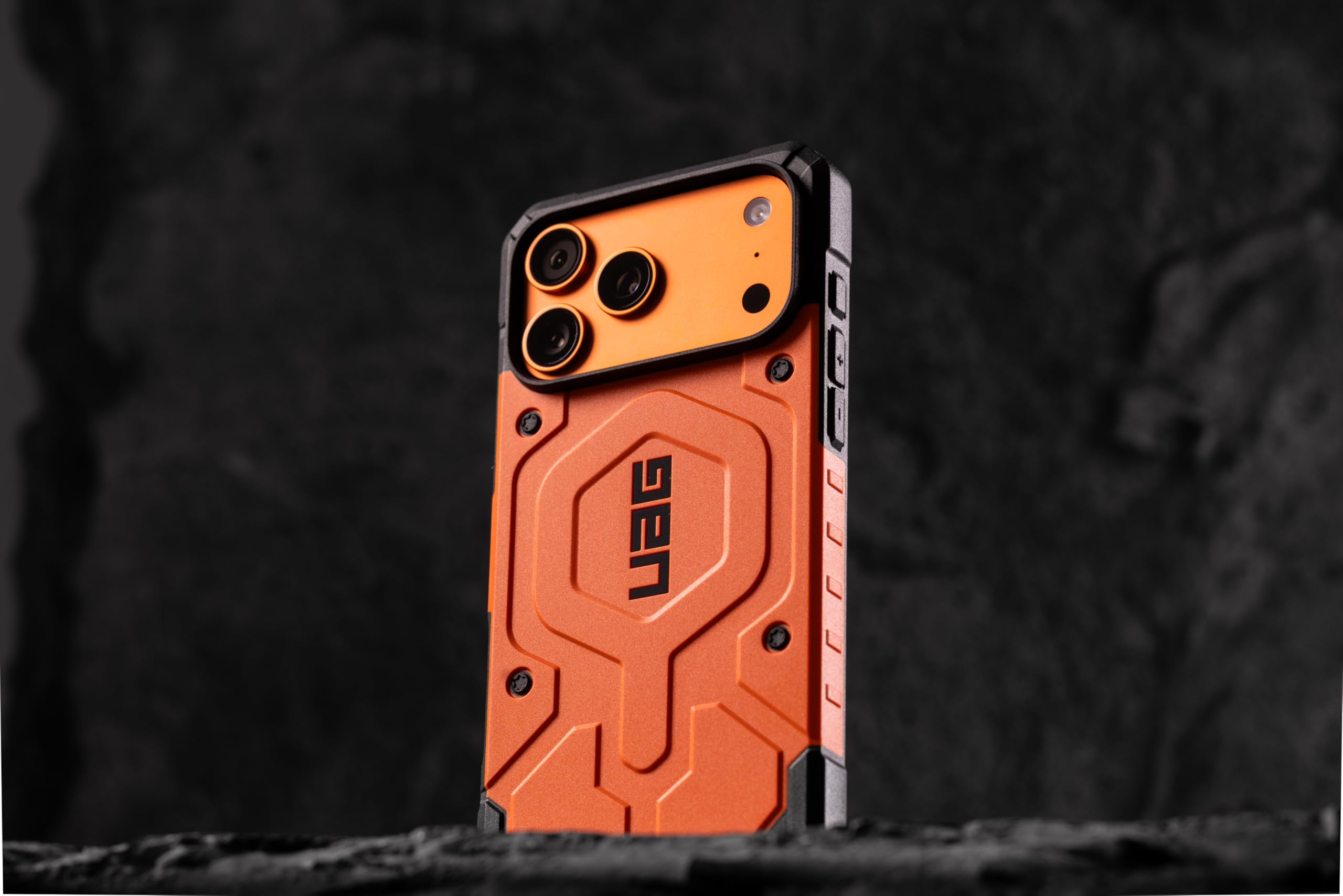 URBAN ARMOR GEAR UAG Designed for iPhone 17 Pro Case Pathfinder - Compatible with MagSafe Military Grade Protective Cover, Orange - Image 3