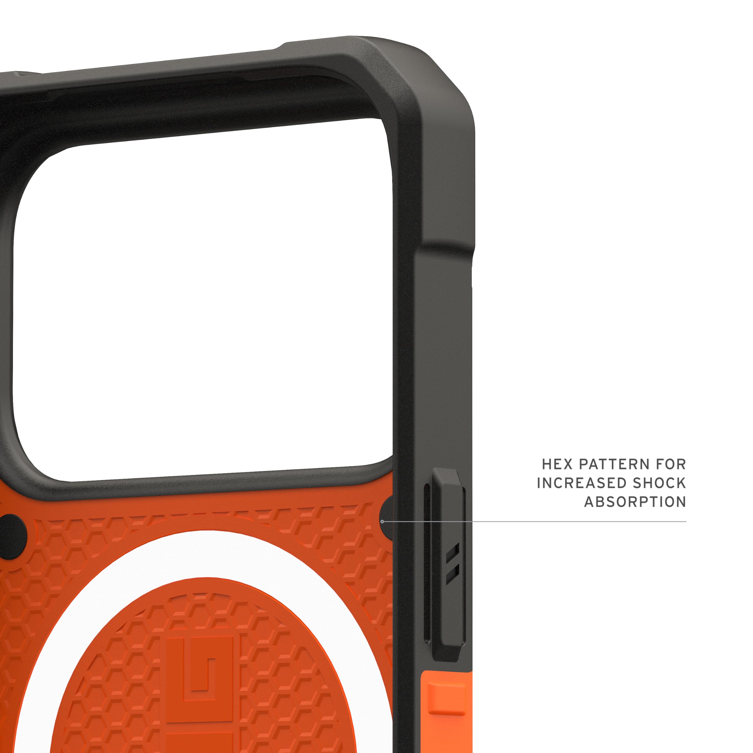 URBAN ARMOR GEAR UAG Designed for iPhone 17 Pro Case Pathfinder - Compatible with MagSafe Military Grade Protective Cover, Orange - Image 6