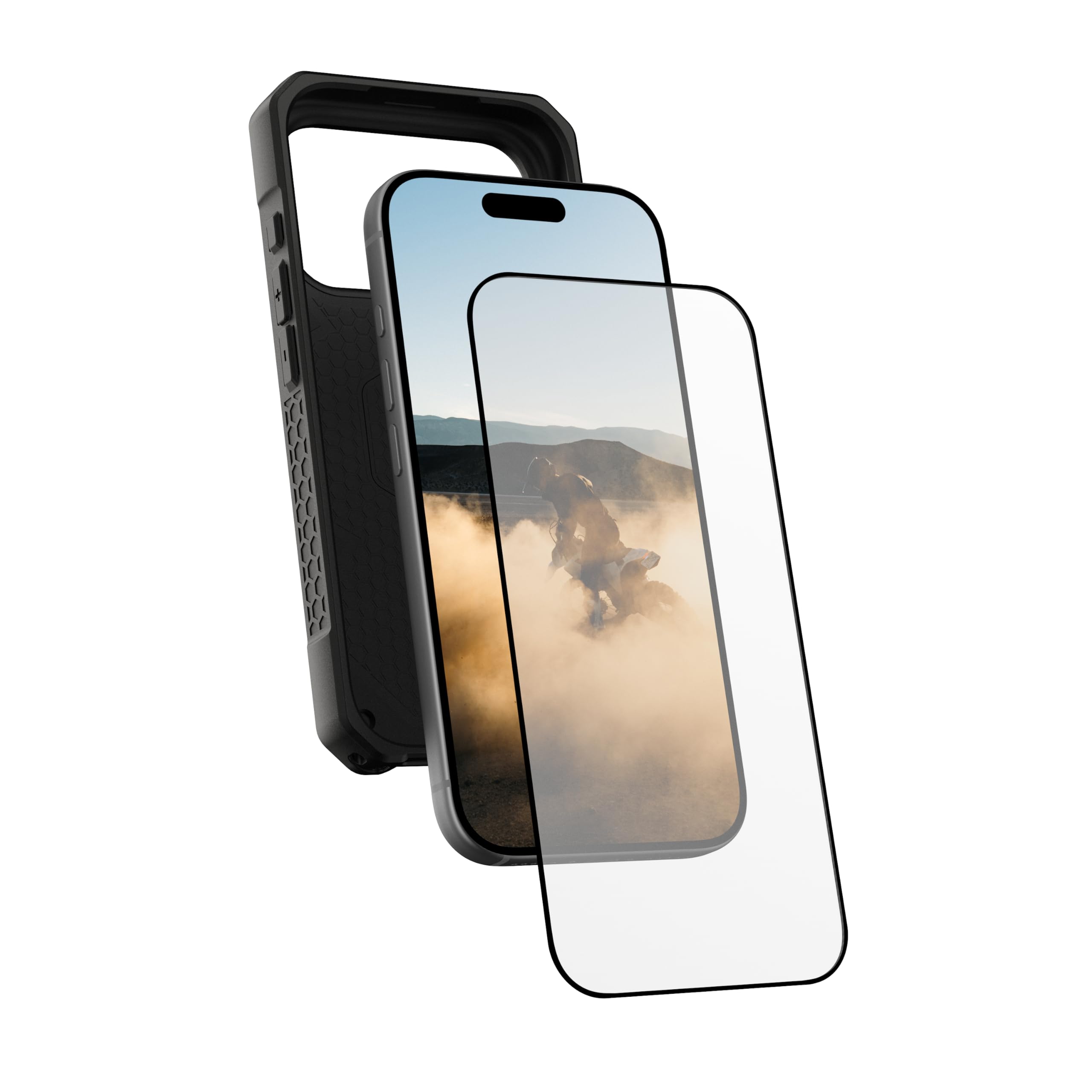 URBAN ARMOR GEAR UAG Designed for iPhone 17 Pro Screen Protector 6.3" Glass Shield Ultra - Anti-fingerprint HD Clarity Shatter Proof Tempered Glass,Clear - Image 6