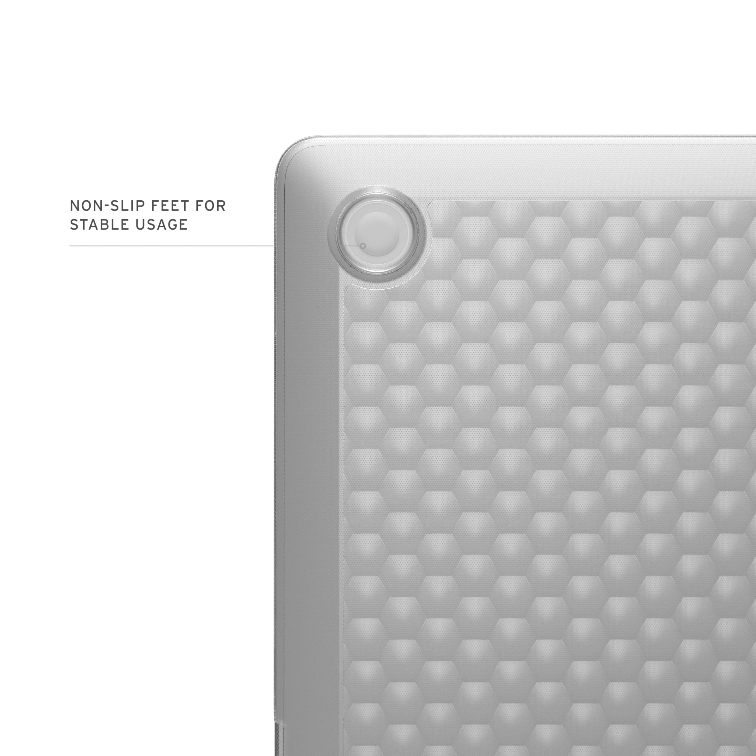 URBAN ARMOR GEAR UAG Designed for Microsoft Surface Laptop 13.8" 7th Edition Case Essential Armor - Hard Shell Scratch Resistant Transparent Clear Protective Cover, Ice - Image 3