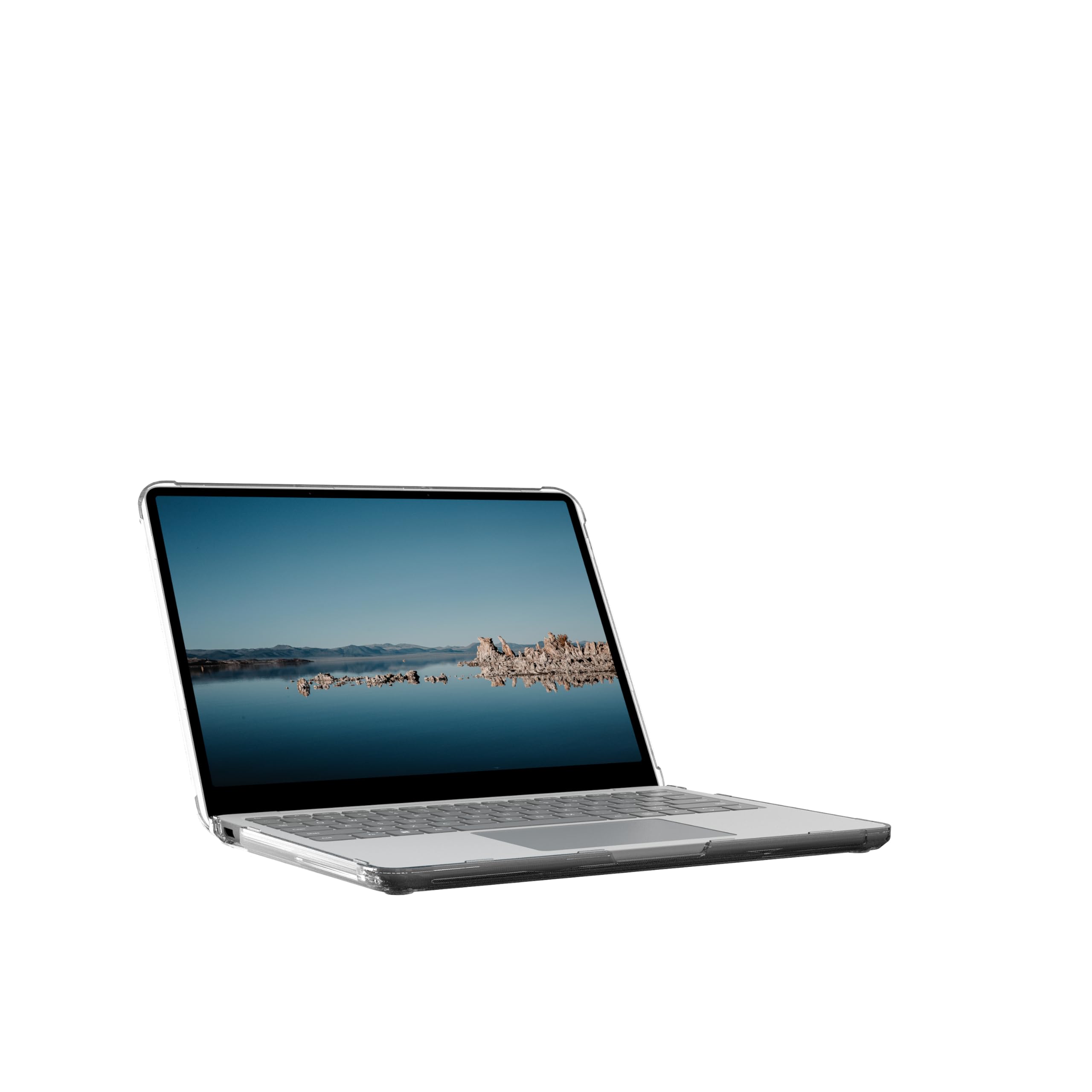 URBAN ARMOR GEAR UAG Designed for Microsoft Surface Laptop 13-inch (1st Edition) Case Plyo - Rugged Hard Shell One Piece Design Military Grade Transparent Clear Protective Cover, Ice - Image 3