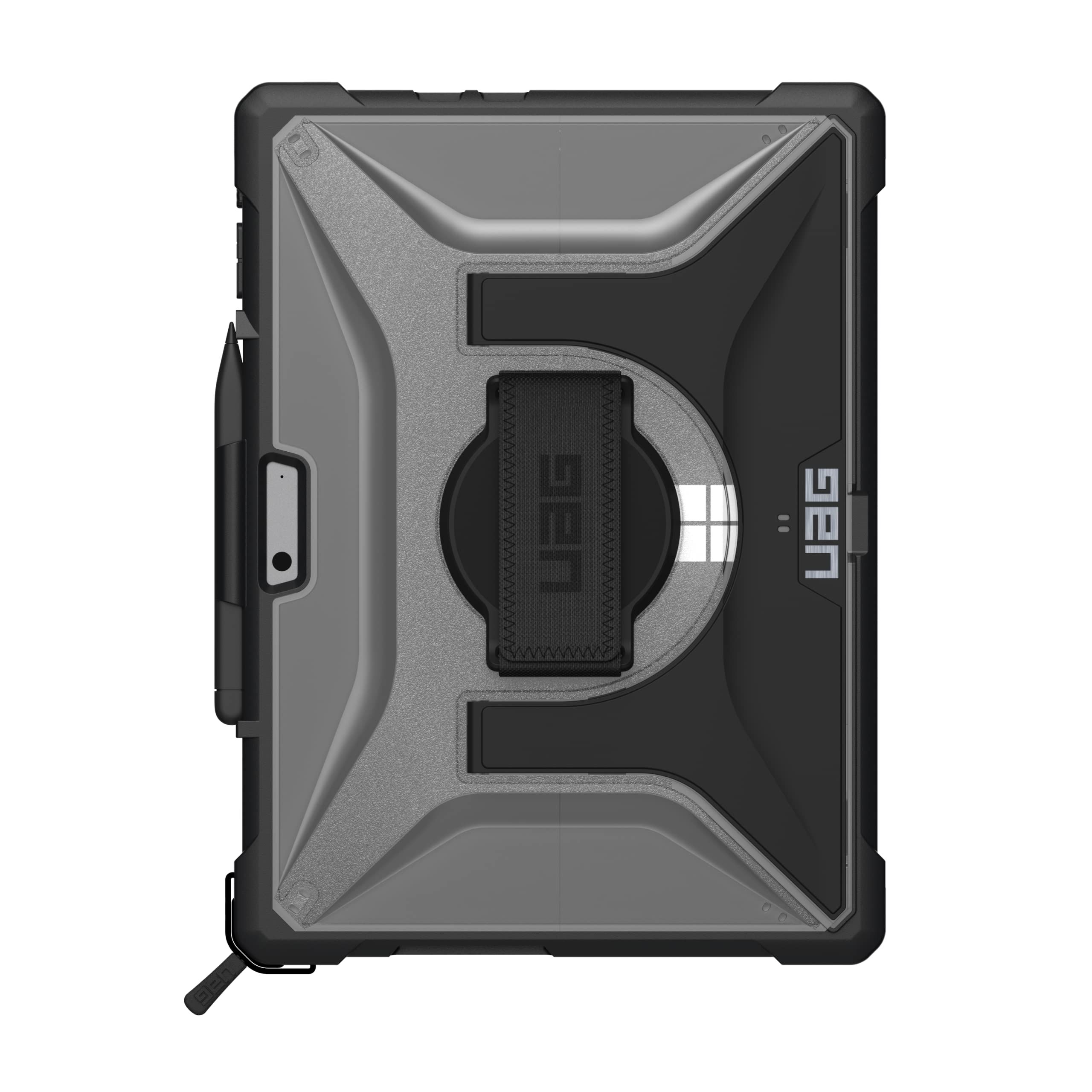 URBAN ARMOR GEAR UAG Designed for Microsoft Surface Pro 11/10/9 Case with Built-in Kickstand Hand & Shoulder Strap Pen Holder Compatible with Type Cover Keyboard Rugged Protective Cover, Plasma Ice - Image 3