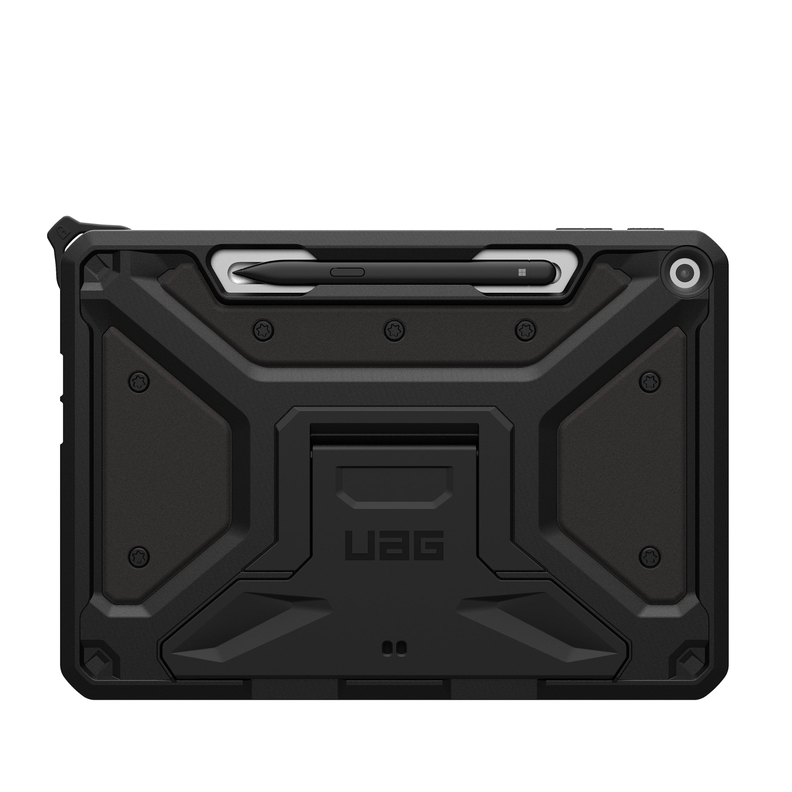 URBAN ARMOR GEAR UAG Designed for Microsoft Surface Pro 1st Edition 12" Case - Rugged Protective Cover with Multi-Angle Built-in Kickstand & Pen Holder Military Grade Drop Proof, Metropolis SE Black - Image 9