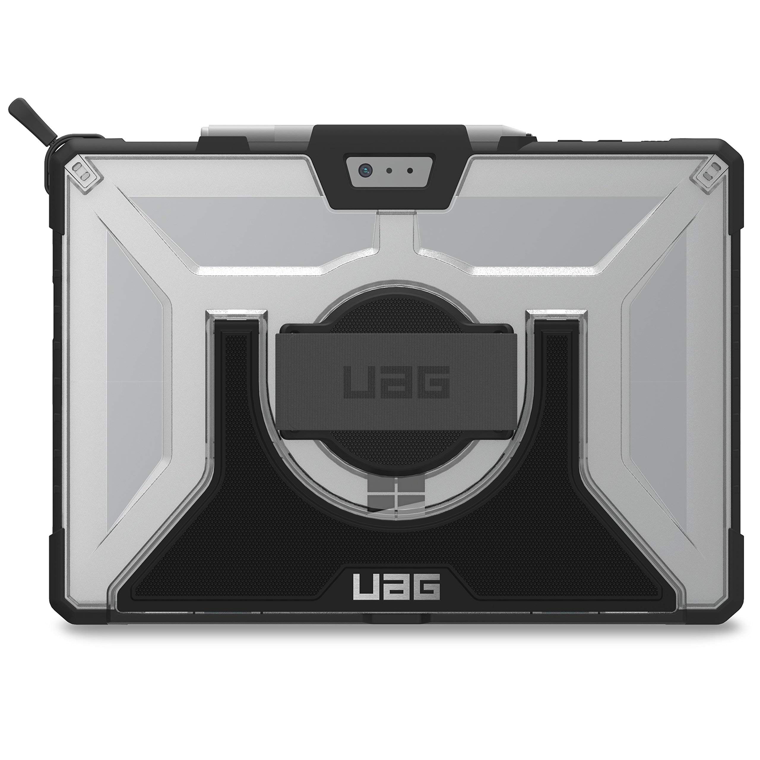 URBAN ARMOR GEAR UAG Designed for Microsoft Surface Pro 7 Plus/Pro 7/Pro 6 Case Plasma - Built-in Hand Strap & Shoulder Strap Rugged Military Graded Protective Cover, Ice - Image 7