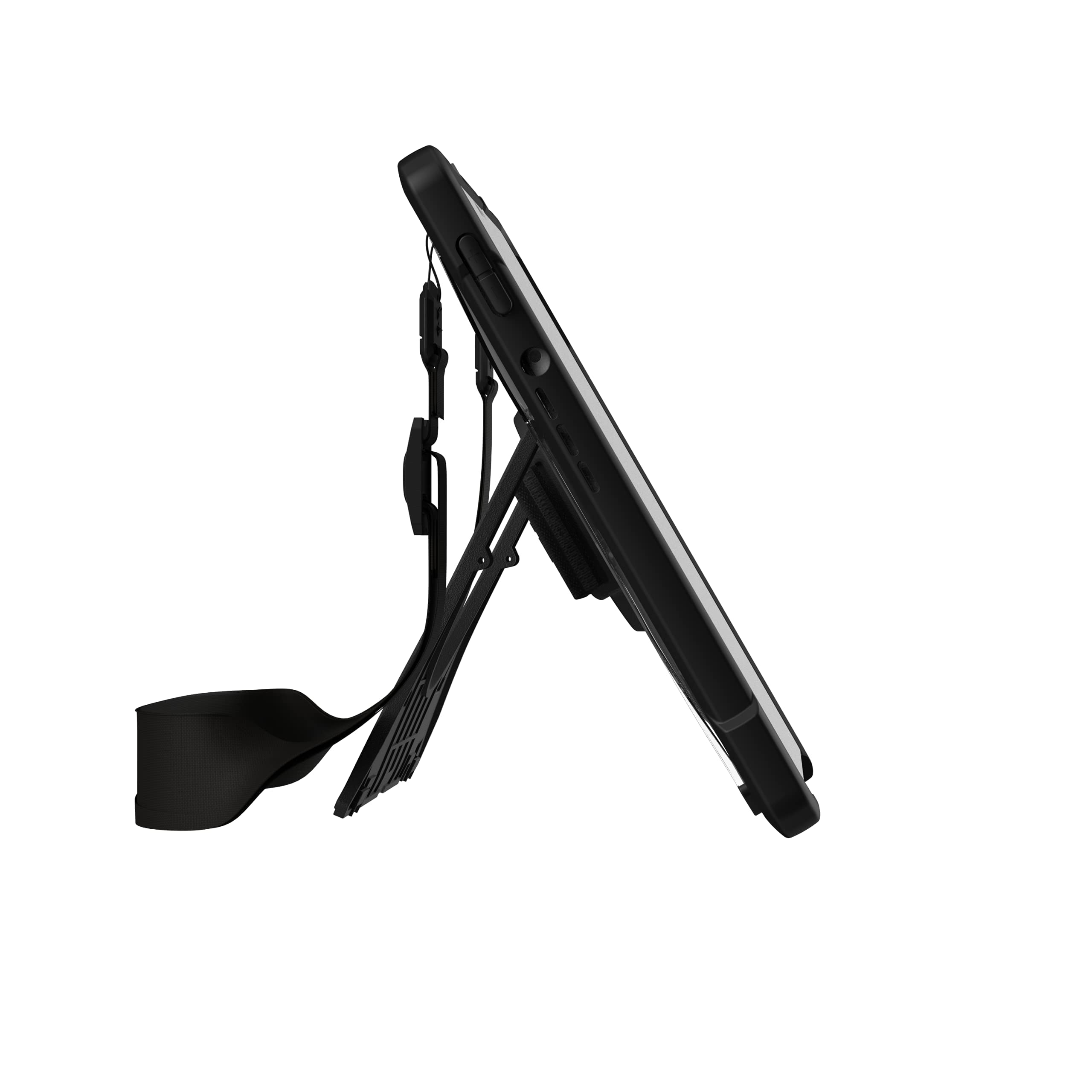 URBAN ARMOR GEAR UAG Designed for Microsoft Surface Pro 8 Case Plasma w/Hand Strap & Shoulder Strap Feather-Light Translucent Rugged Military Drop Tested Protective Cover Ice - Image 8