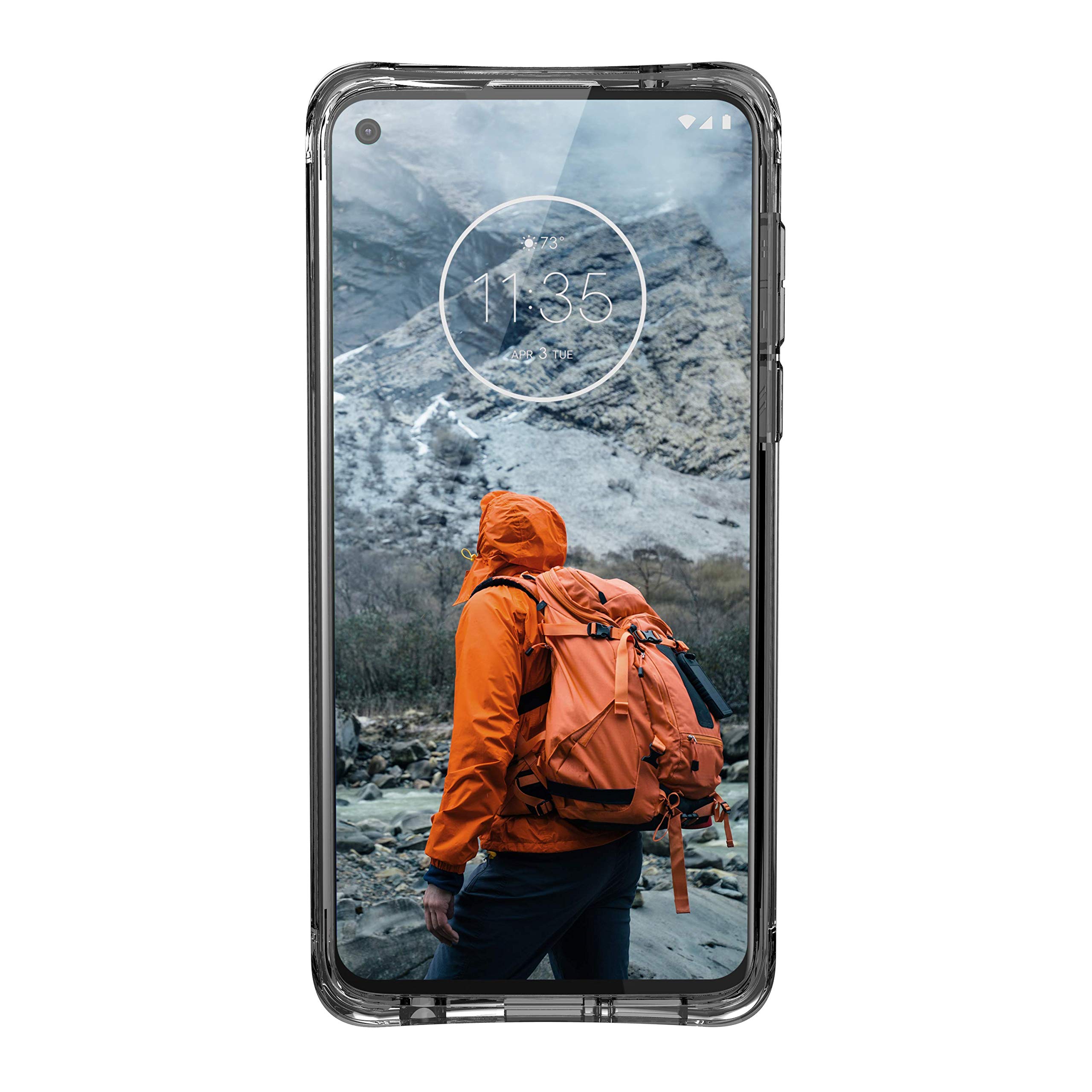 URBAN ARMOR GEAR UAG Designed for Moto G Power Case (2020) Plyo [Ice] Slim Clear Impact Resistant Military Drop Tested Protective Cover - Image 6