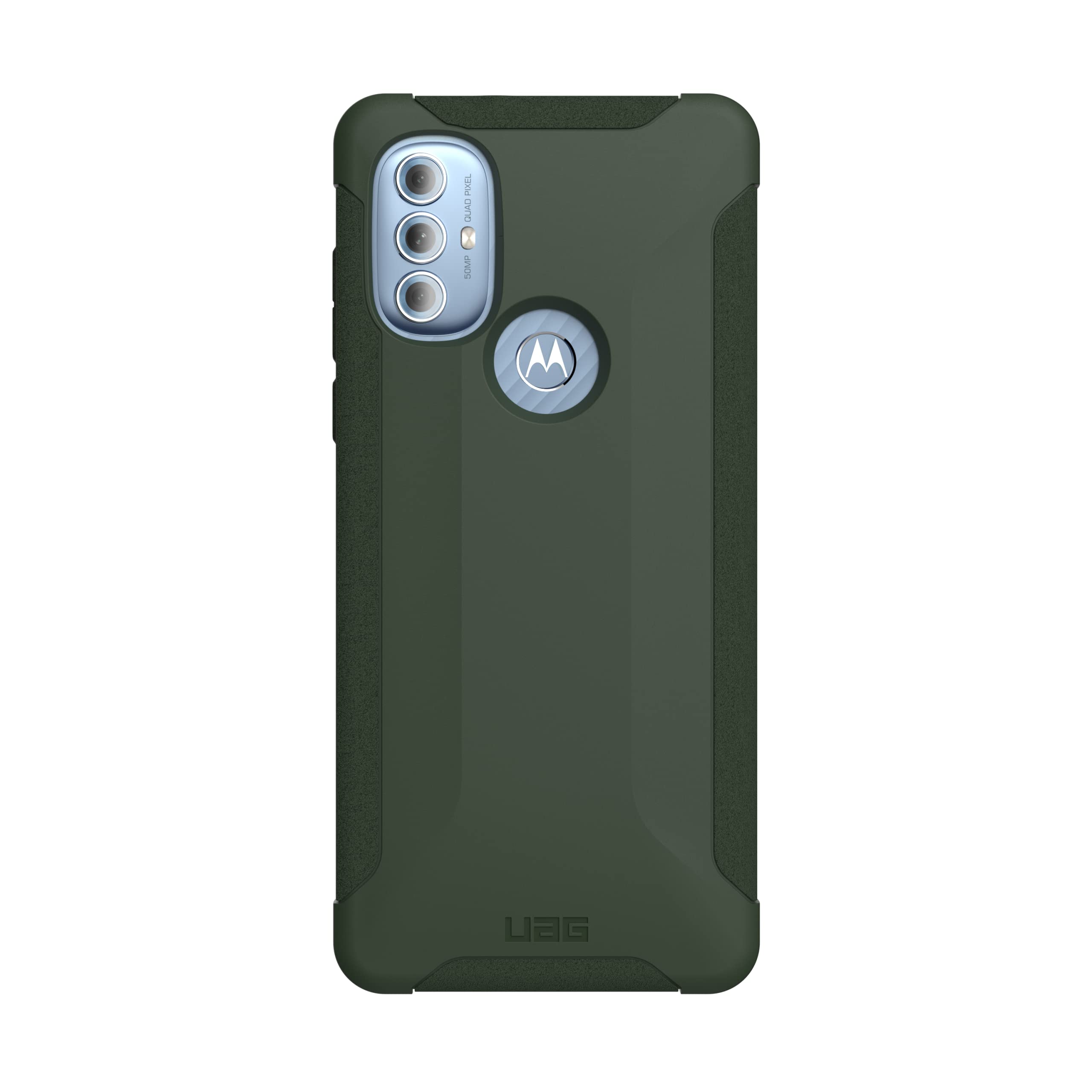 URBAN ARMOR GEAR UAG Designed for Motorola Moto G Power 2022 Case (Compatible with North American Version Only) Scout Shockproof Lightweight Antimicrobial Military Drop Tested Protective Cover, Olive - Image 3