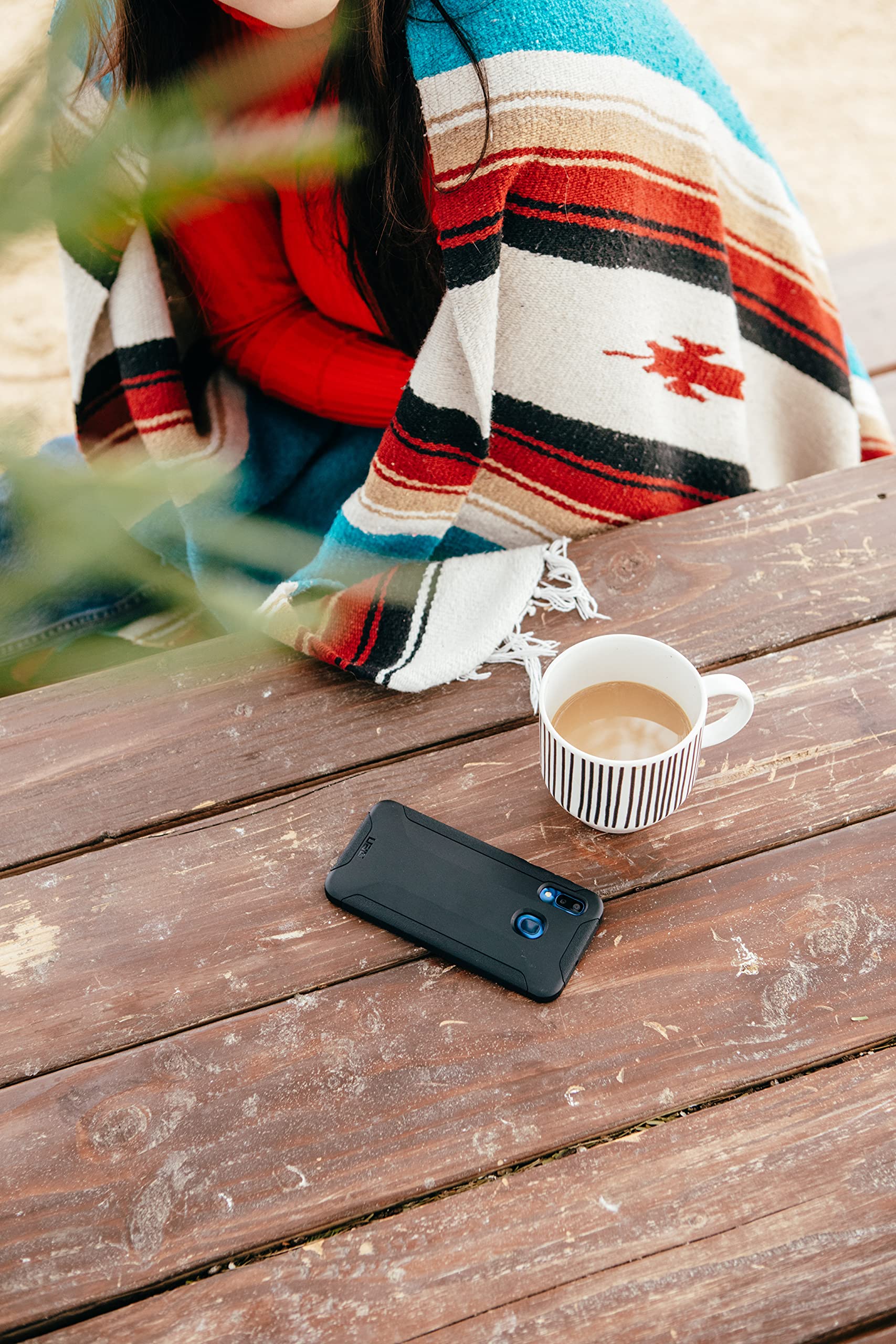 URBAN ARMOR GEAR UAG Designed for Motorola Moto One 5G Ace Case (2021) [6.7-inch Screen] Scout Rugged Sleek Shockproof Lightweight Antimicrobial Military Drop Tested Protective Cover, Mallard - Image 8