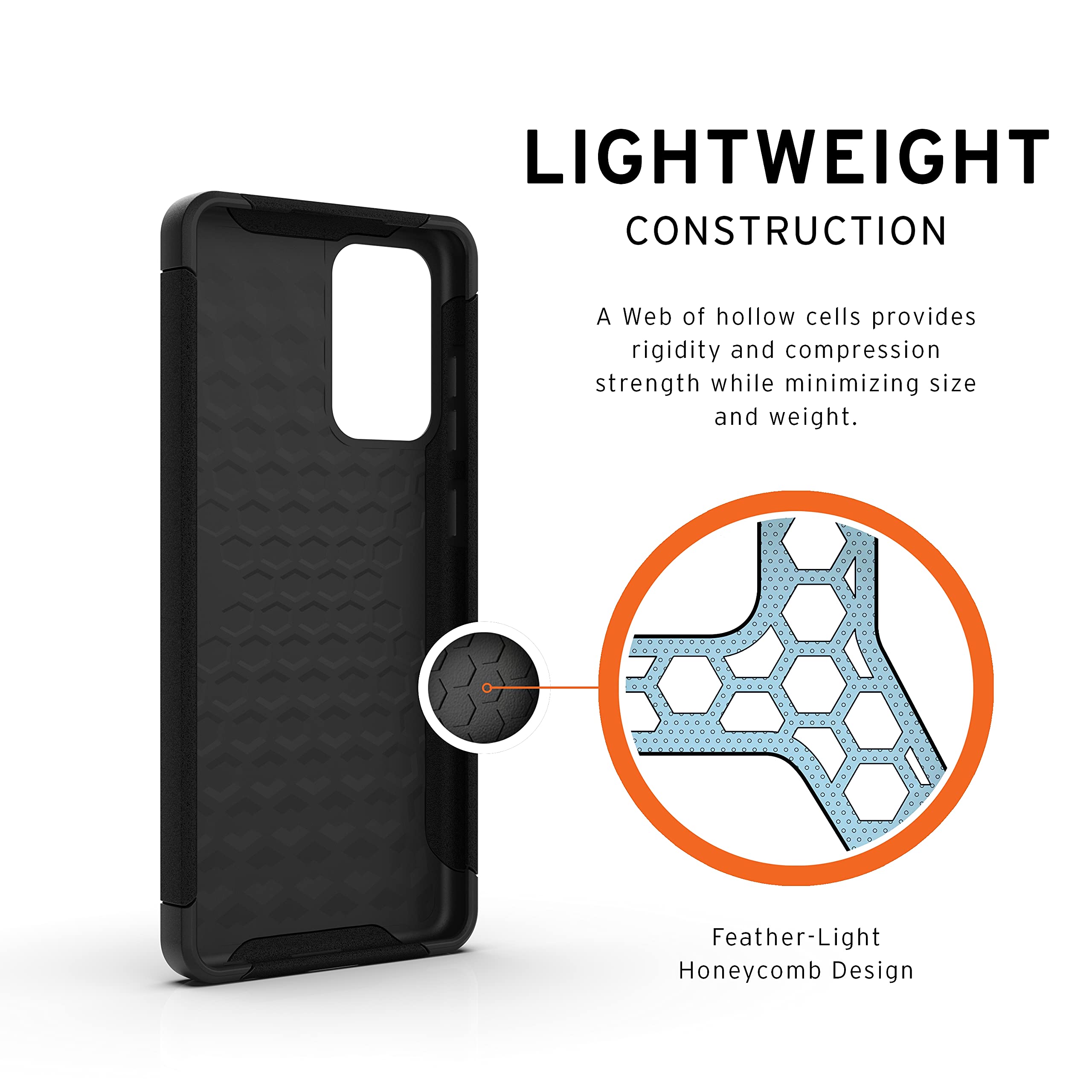 URBAN ARMOR GEAR UAG Designed for Samsung Galaxy A72 (SM-A725) Case [6.7-inch Screen] Scout Rugged Sleek Shockproof Lightweight Military Drop Tested Protective Cover, Black - Image 5