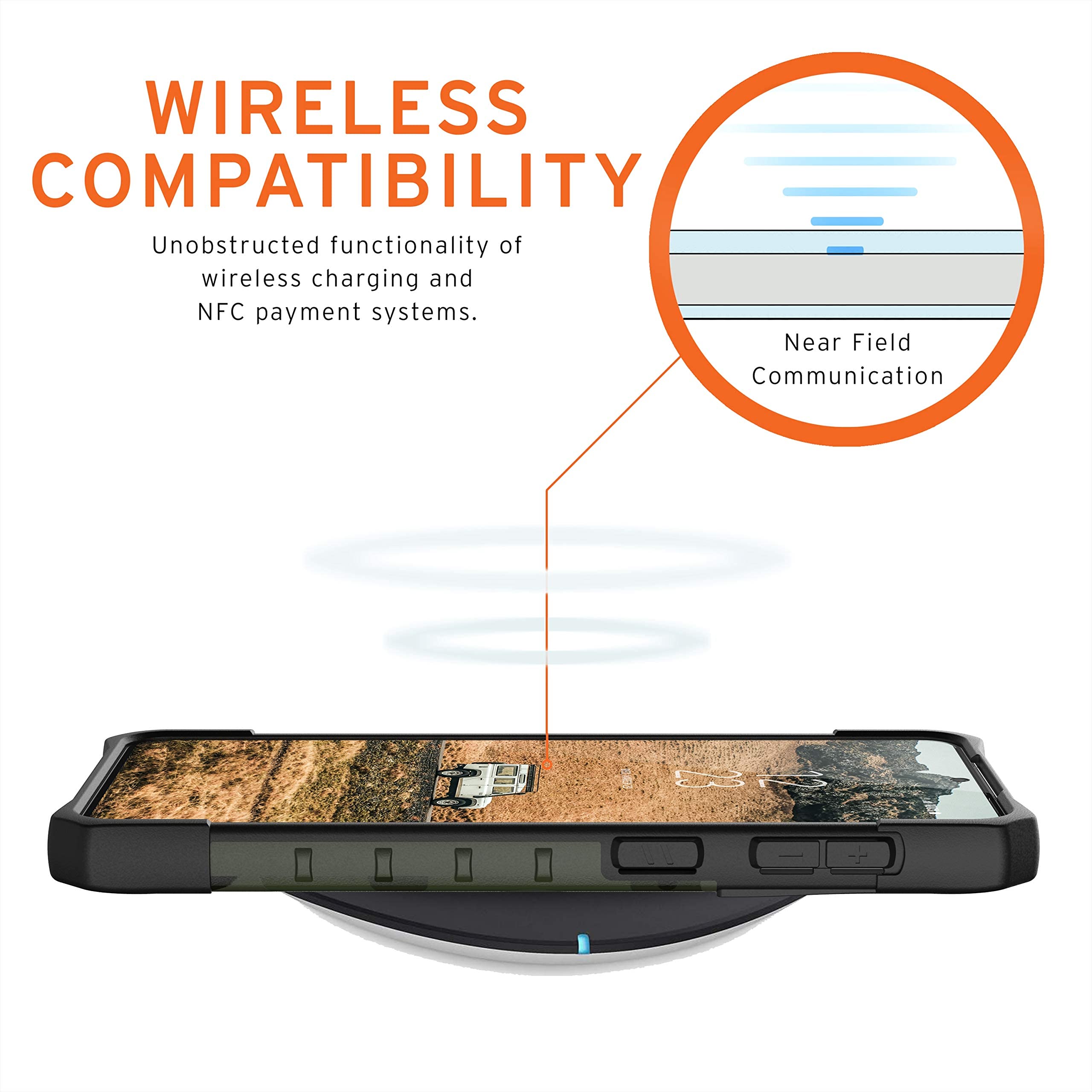 URBAN ARMOR GEAR UAG Designed for Samsung Galaxy S21 Plus Case Camo Forest Rugged Lightweight Slim Shockproof Pathfinder SE Protective Cover, [6.7 inch Screen] - Image 4