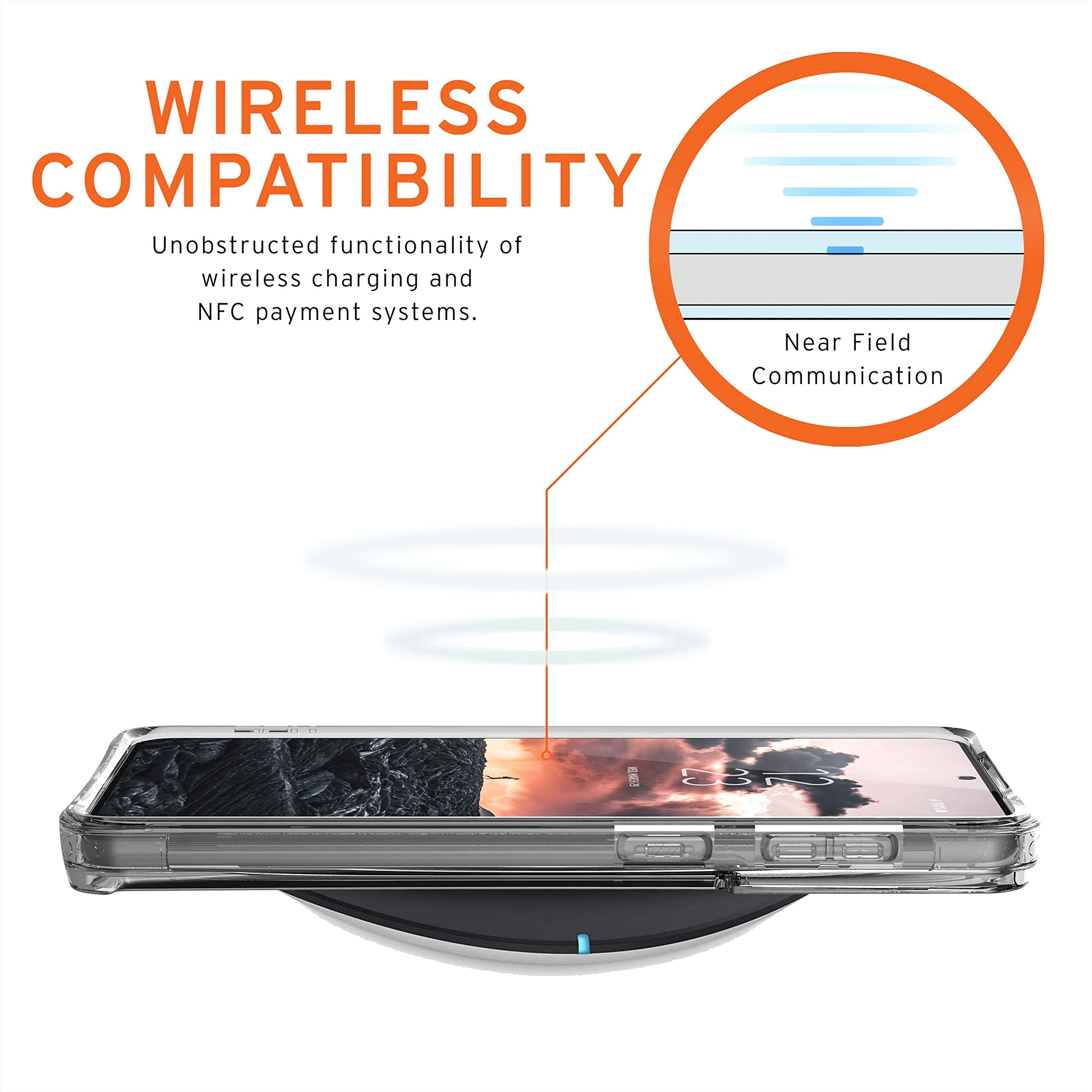 URBAN ARMOR GEAR UAG Designed for Samsung Galaxy S21 Plus Case Clear Ice Rugged Lightweight Slim Shockproof Transparent Plyo Protective Cover, [6.7 inch Screen] - Image 4