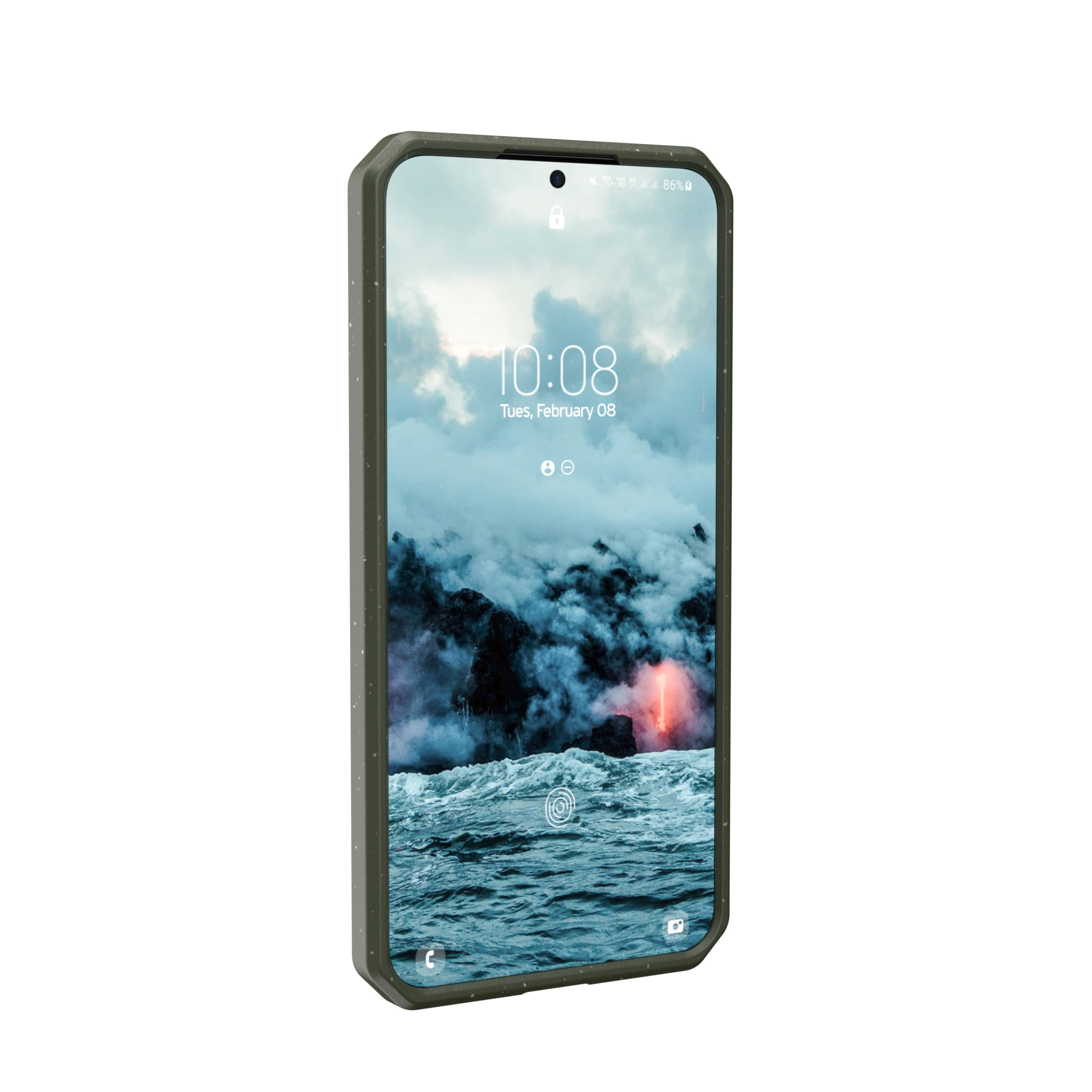 URBAN ARMOR GEAR UAG Designed for Samsung Galaxy S22 Plus Case Green Olive 100% Biodegradable, Compostable, Mindful Eco-Friendly Ultra Slim Outback Biodegradable Protective Cover, [6.6 inch Screen] - Image 5