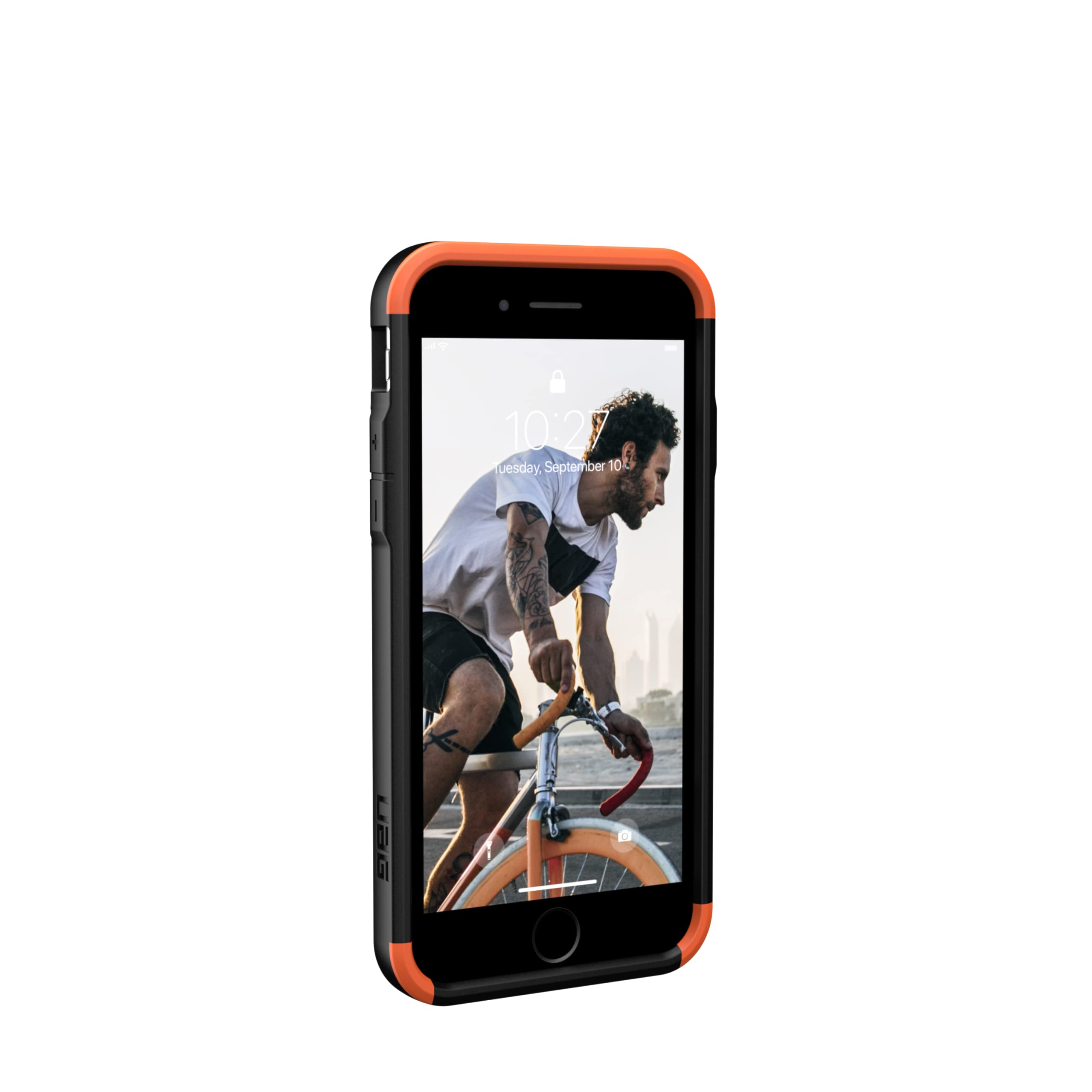 URBAN ARMOR GEAR UAG Designed for iPhone SE (2022) Case [4.7-inch Screen] Sleek Ultra-Thin Shock-Absorbent Civilian Protective Cover, Olive - Image 5