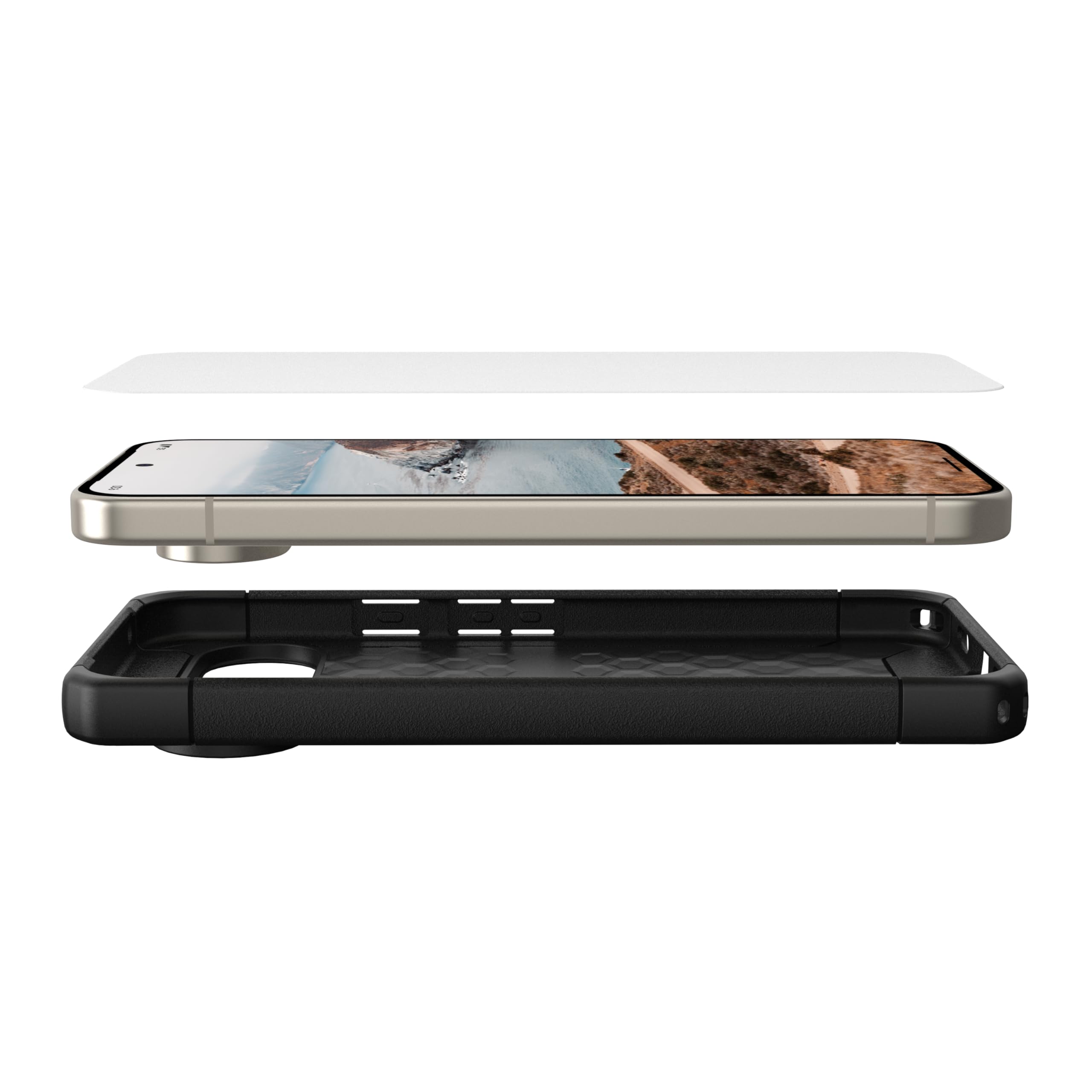 URBAN ARMOR GEAR UAG Made for Google Pixel 10 Pro XL Screen Protector Glass Shield - Anti-fingerprint Ultra Clear HD Shatter Proof Tempered Class - Image 4