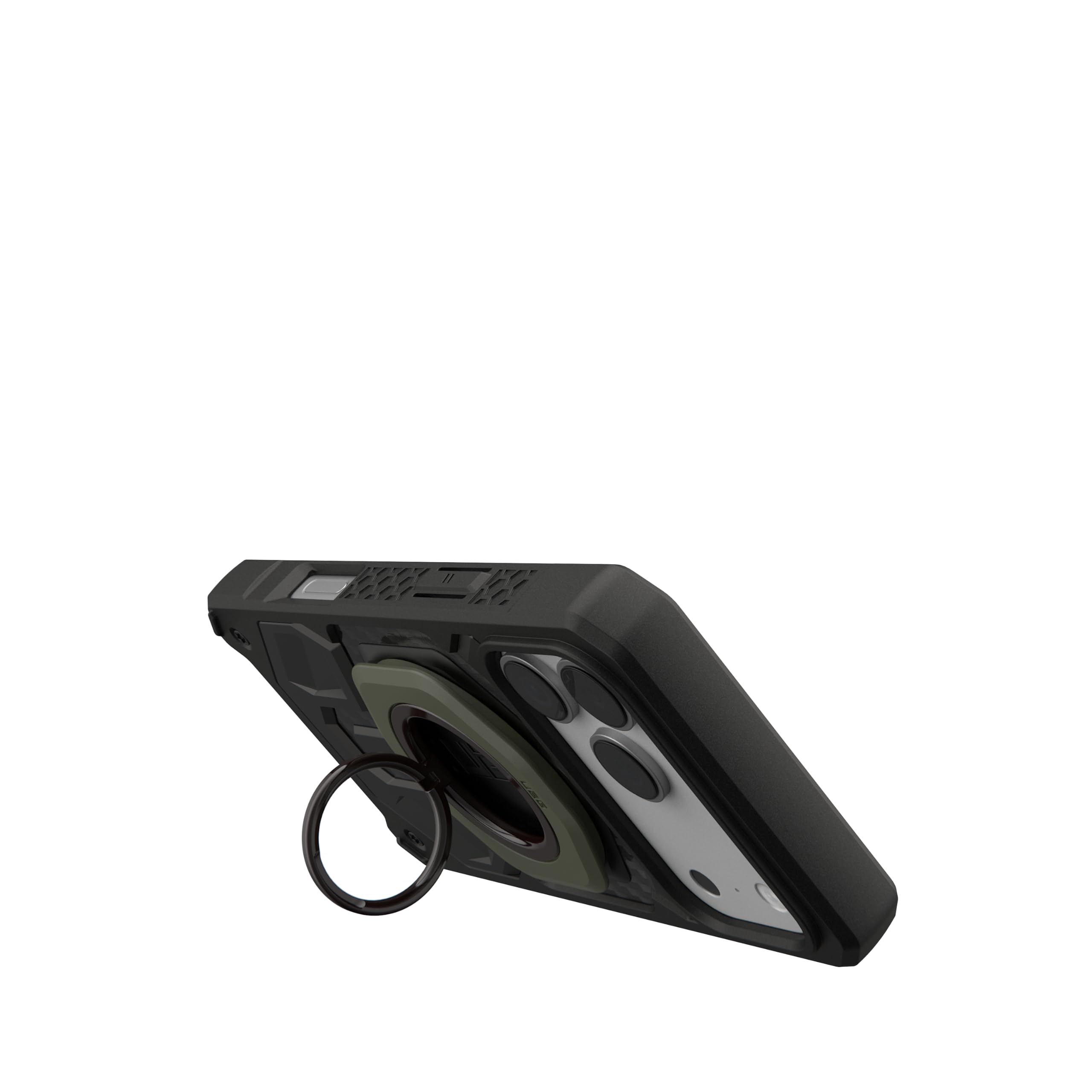URBAN ARMOR GEAR UAG Mag Ring Stand LT - Ultra Strong Magnet MagSafe Compatible Metal Phone Ring Grip 360 Rotation Multi-Viewing Kickstand, Olive - Image 5