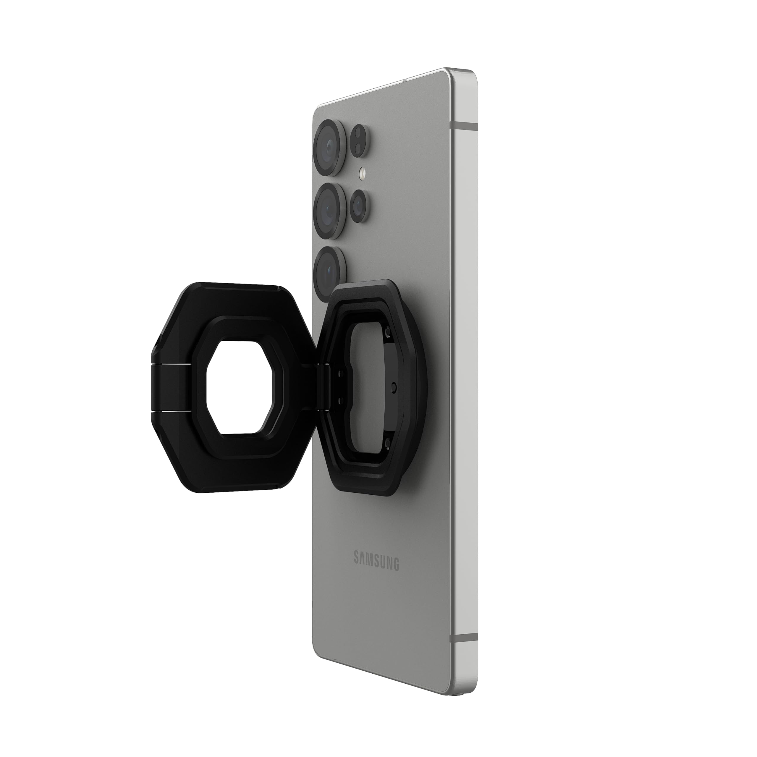 URBAN ARMOR GEAR UAG Magnetic Ring Stand Monarch Mag2 w/Built-in Bottle Opener - Ultra-Strong Double Magnet MagSafe Compatible Metal Phone Ring Grip 360 Rotation Multi-Functional Kickstand, Black - Image 6