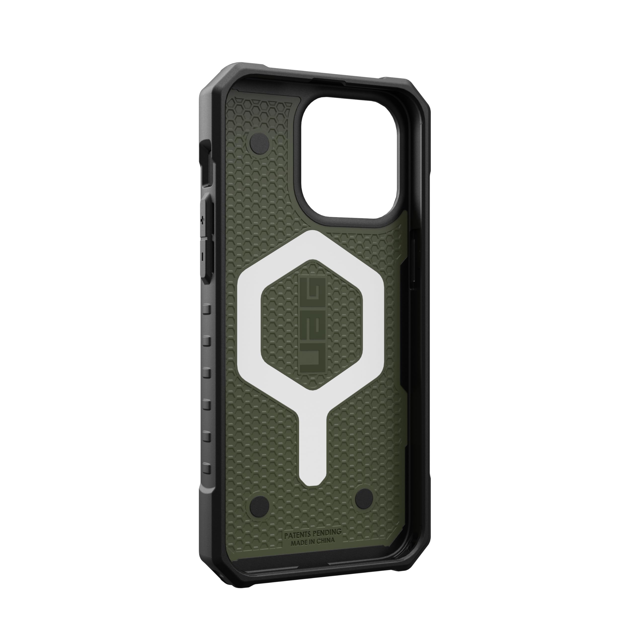 URBAN ARMOR GEAR UAG [Updated Ver] Compatible with iPhone 15 Pro Max Case 6.7" Pathfinder Olive Drab Built-in Magnet Compatible with MagSafe Charging Rugged Military Grade Dropproof Protective Cover - Image 5